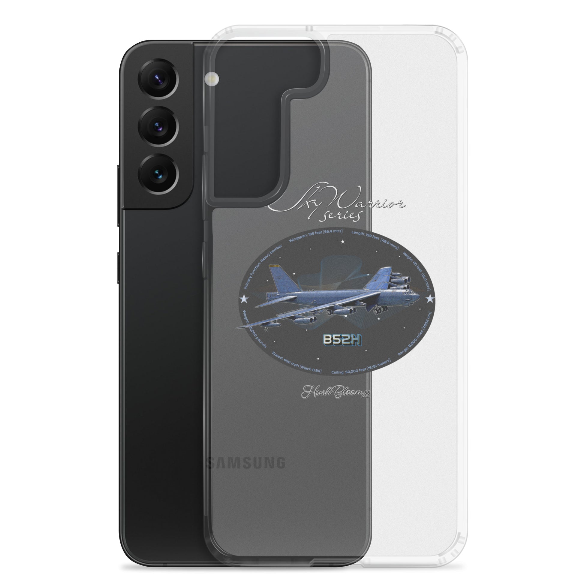 Clear - B52H Stratofortress Clear Case for Samsung
