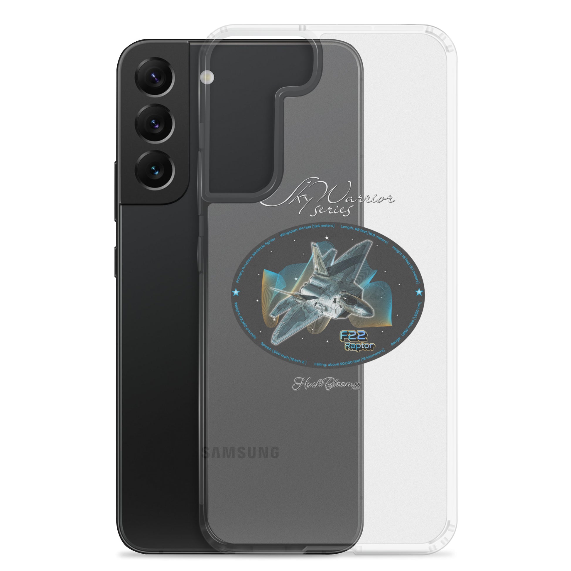 Clear - F22 Raptor Clear Case for Samsung