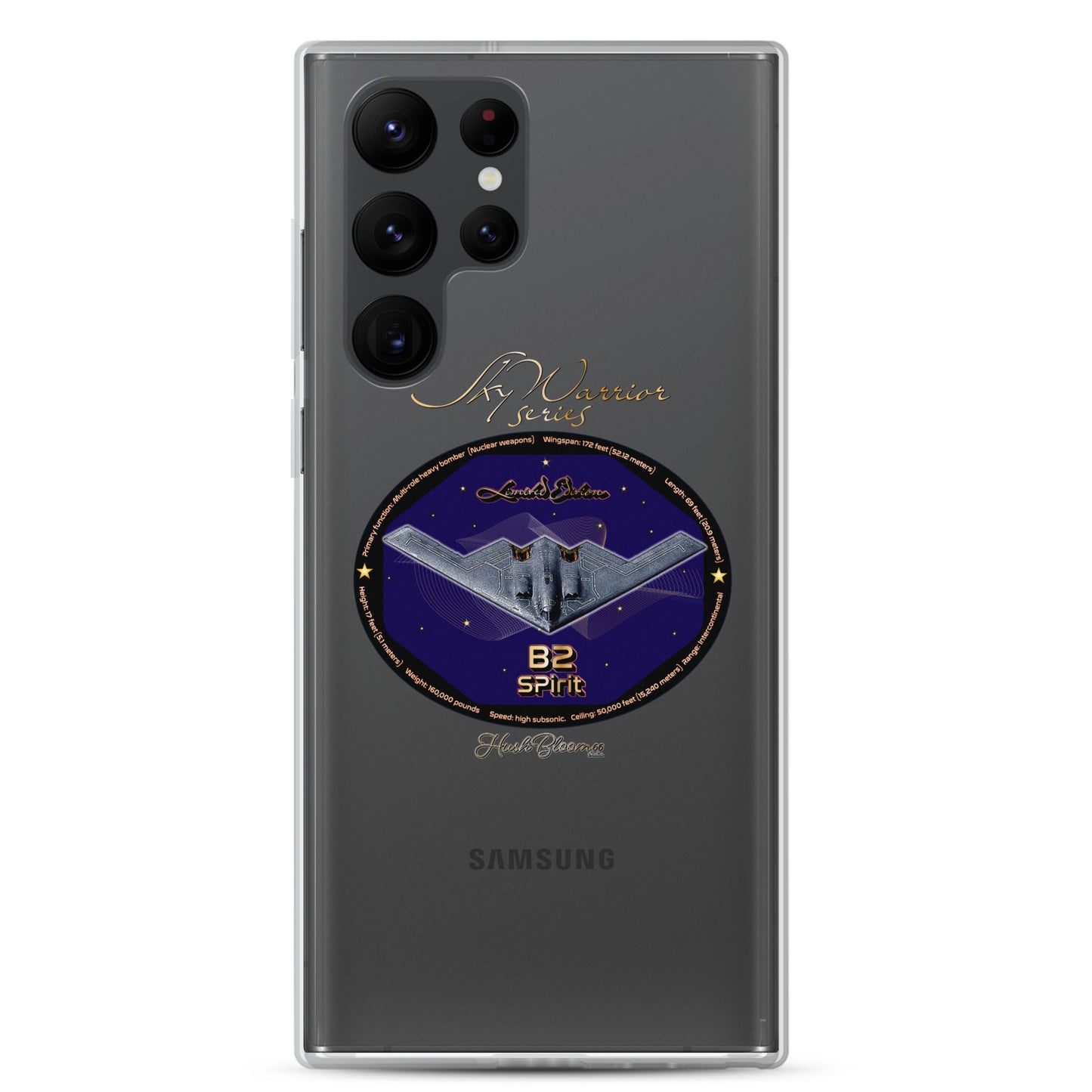 Clear - B2 Spirit (Limited Edition) Clear Case for Samsung
