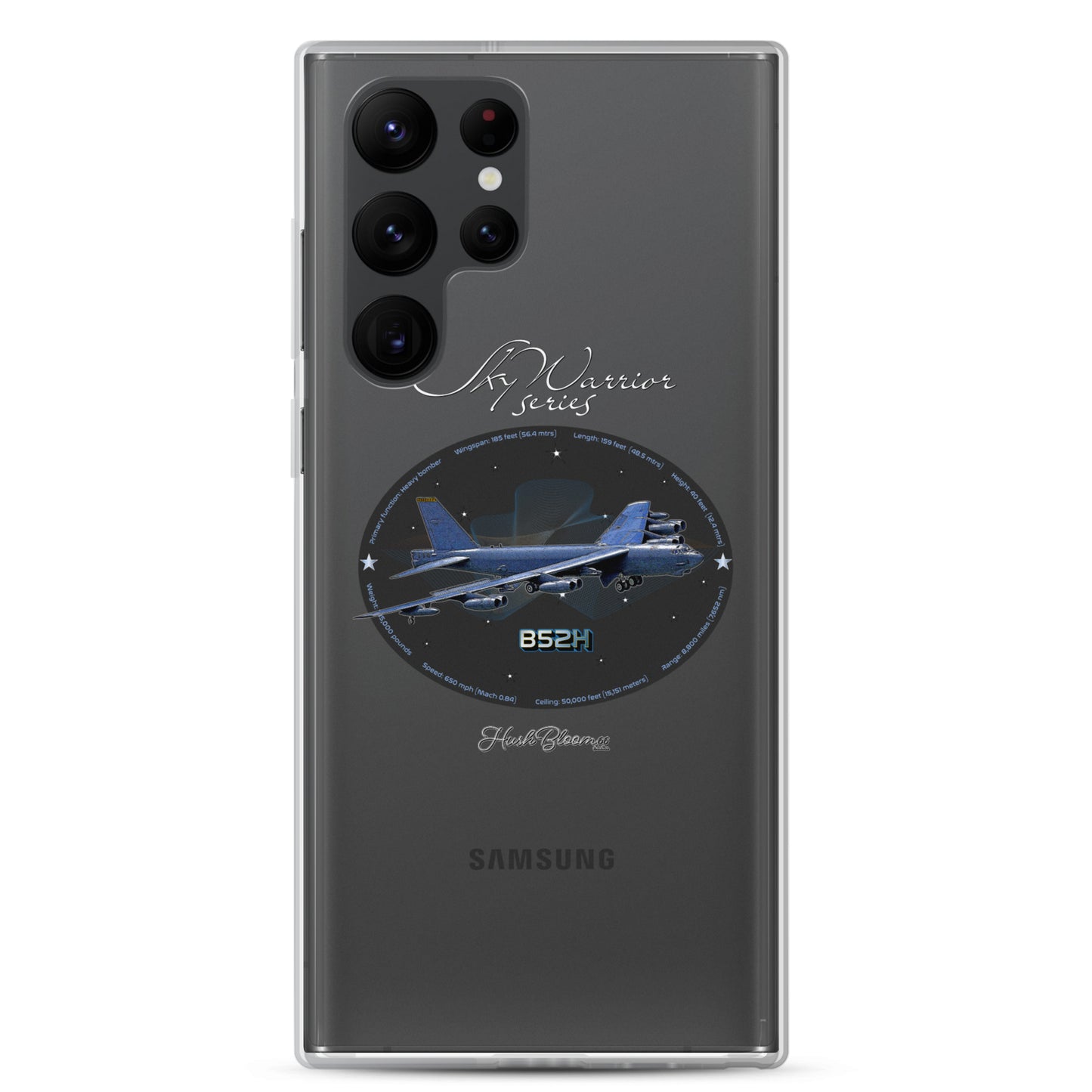 Clear - B52H Stratofortress Clear Case for Samsung