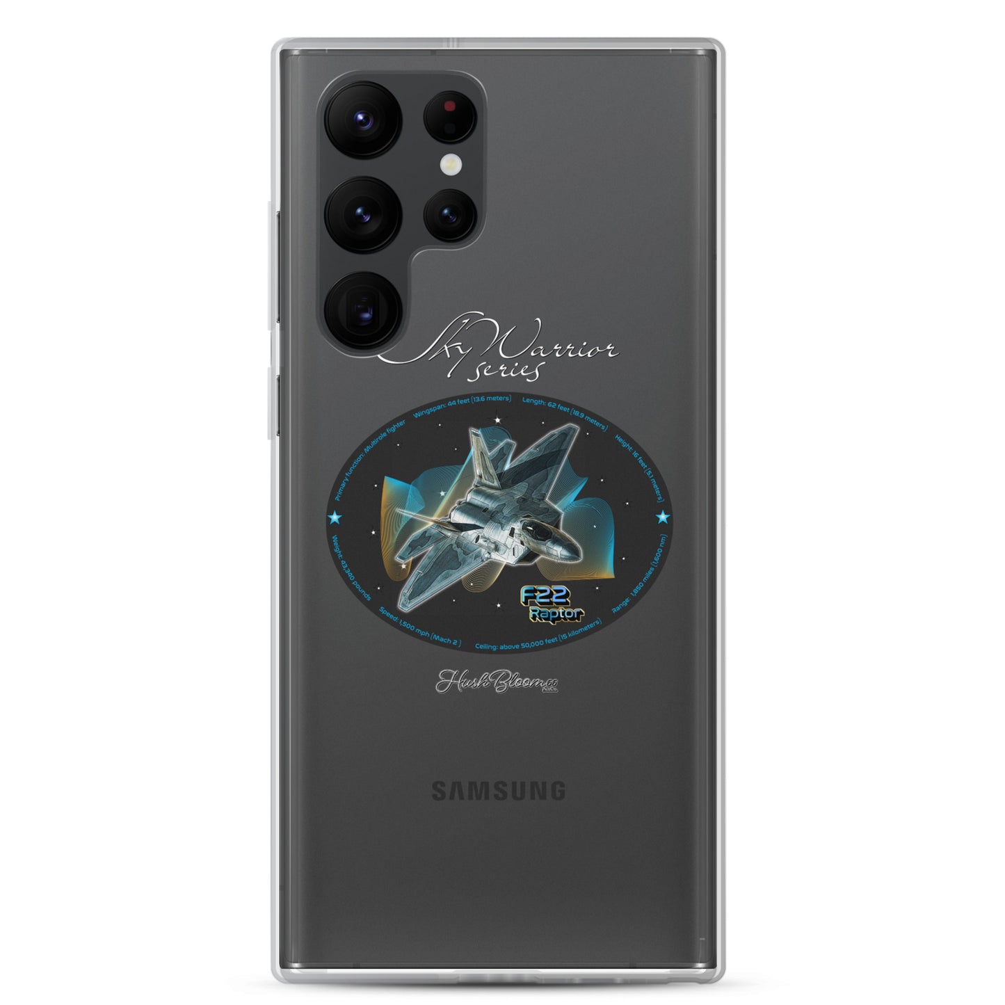 Clear - F22 Raptor Clear Case for Samsung