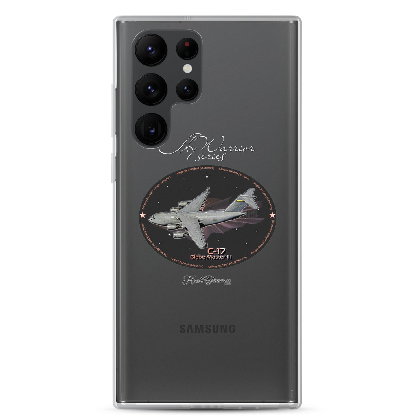 Clear - C17 Globe Master III Clear Case for Samsung