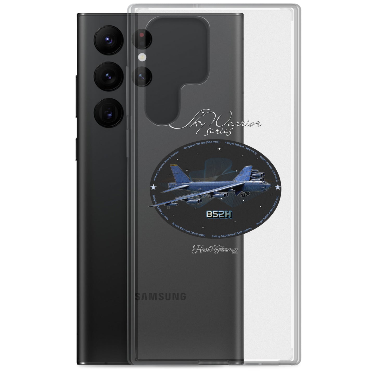 Clear - B52H Stratofortress Clear Case for Samsung