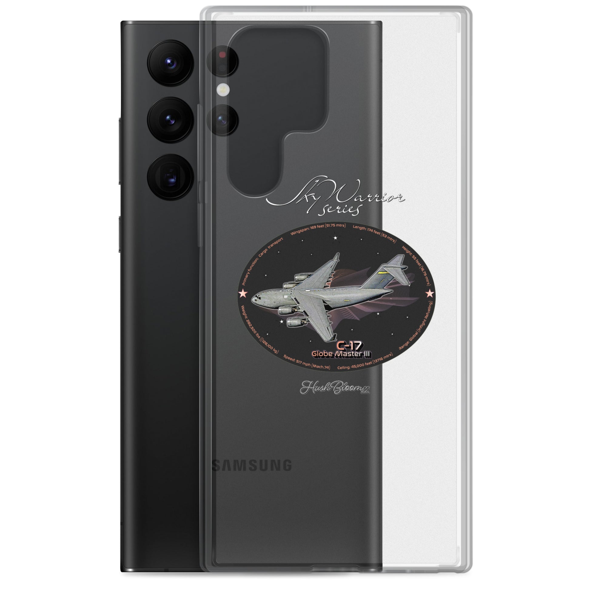 Clear - C17 Globe Master III Clear Case for Samsung