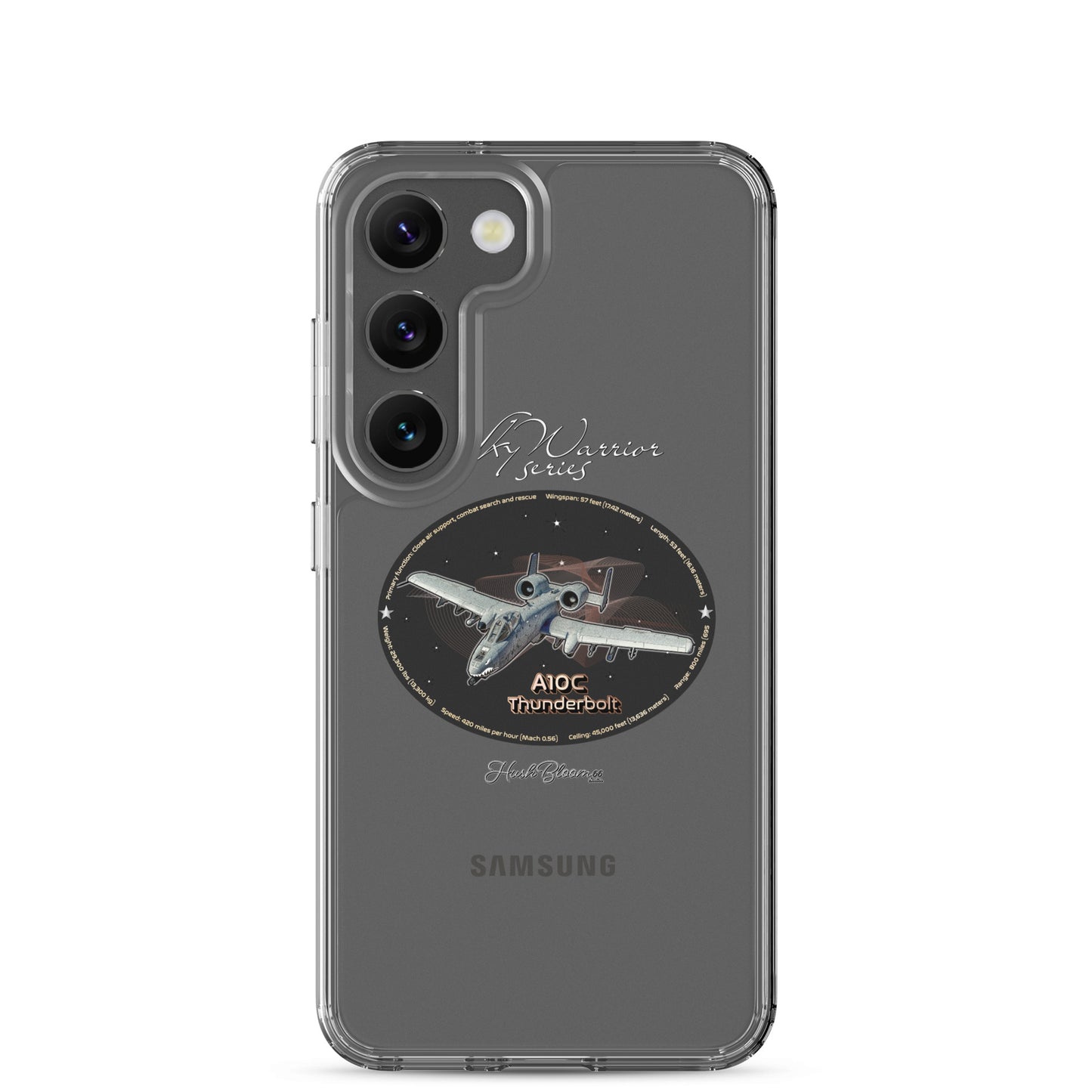 A10C Thunderbolt Clear Case for Samsung