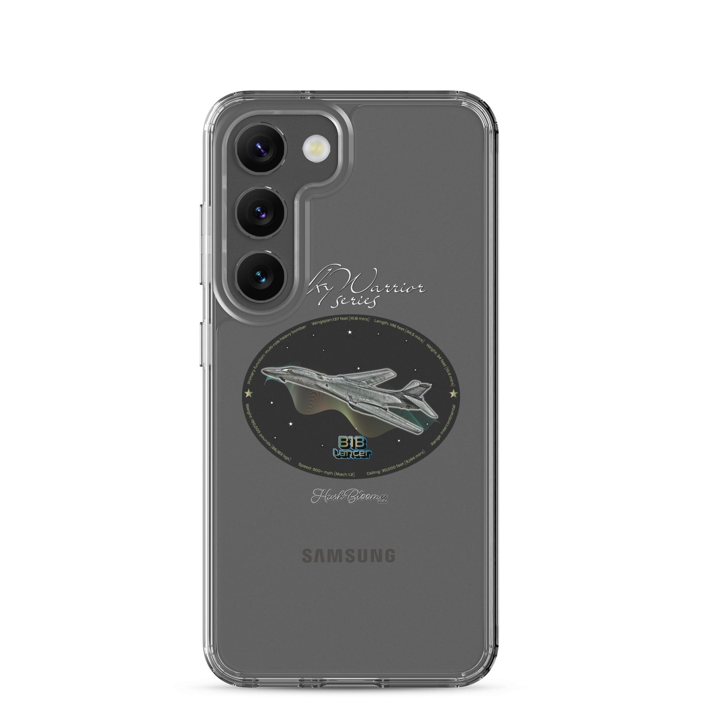 B1B Lancer Clear Case for Samsung