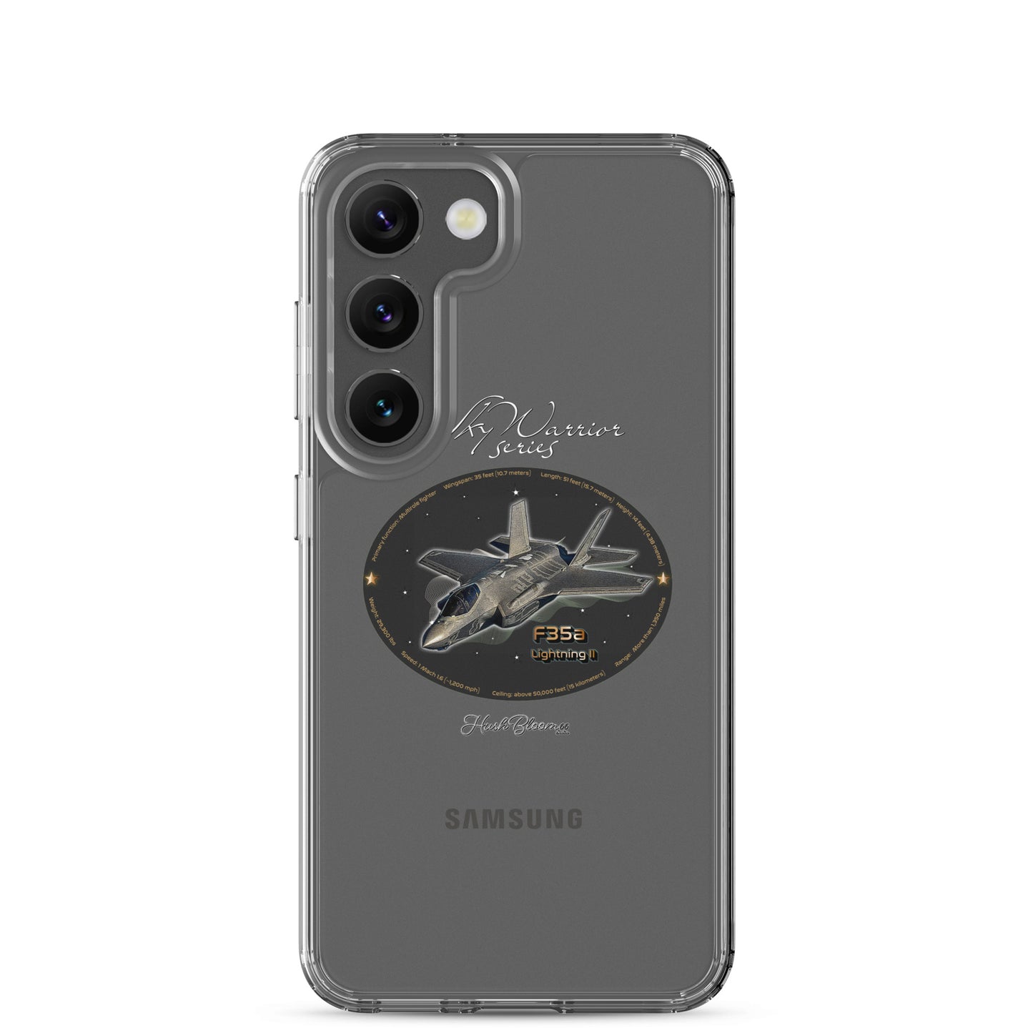 F35A Lightning Clear Case for Samsung