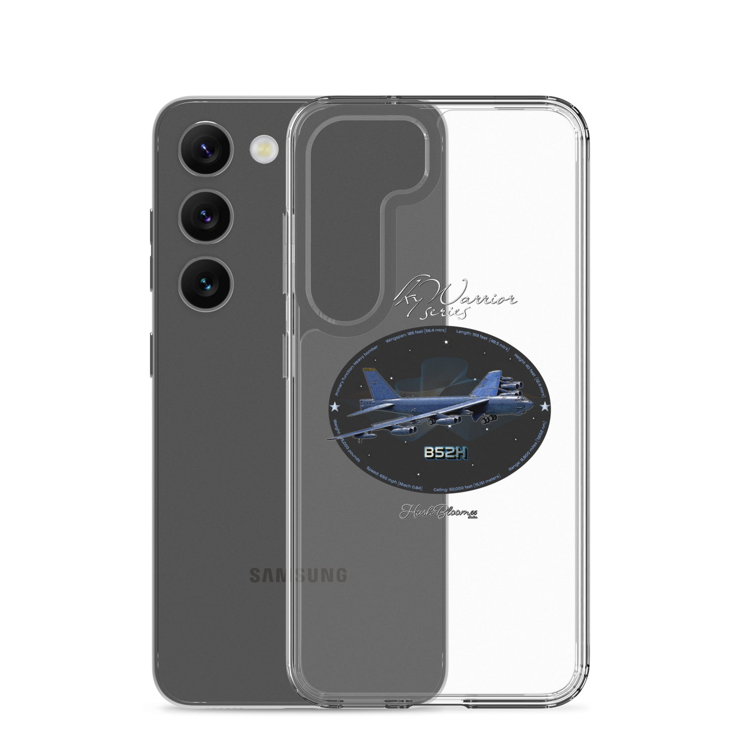 B52H Stratofortress Clear Case for Samsung
