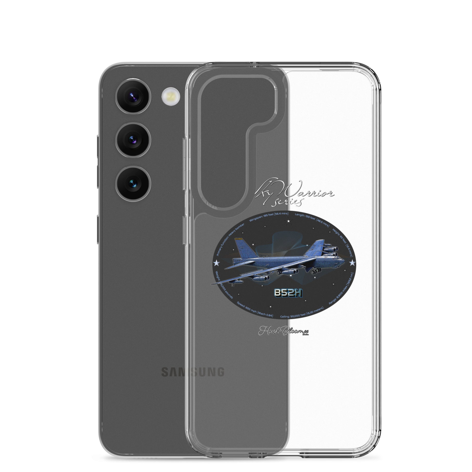 B52H Stratofortress Clear Case for Samsung