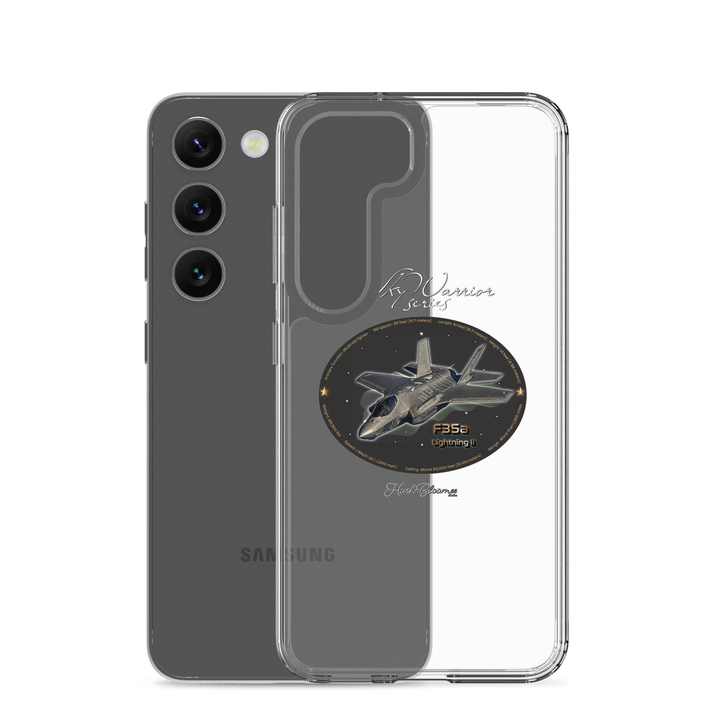 F35A Lightning Clear Case for Samsung