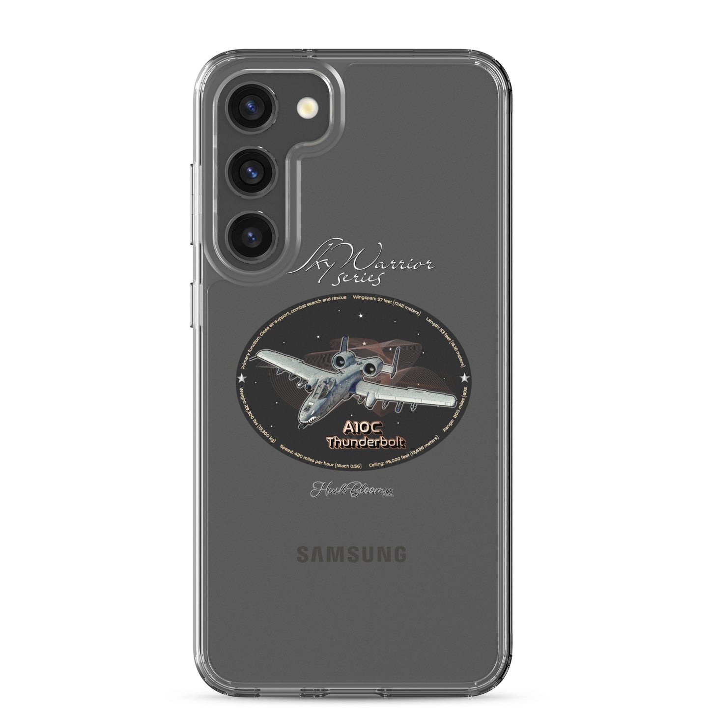 A10C Thunderbolt Clear Case for Samsung