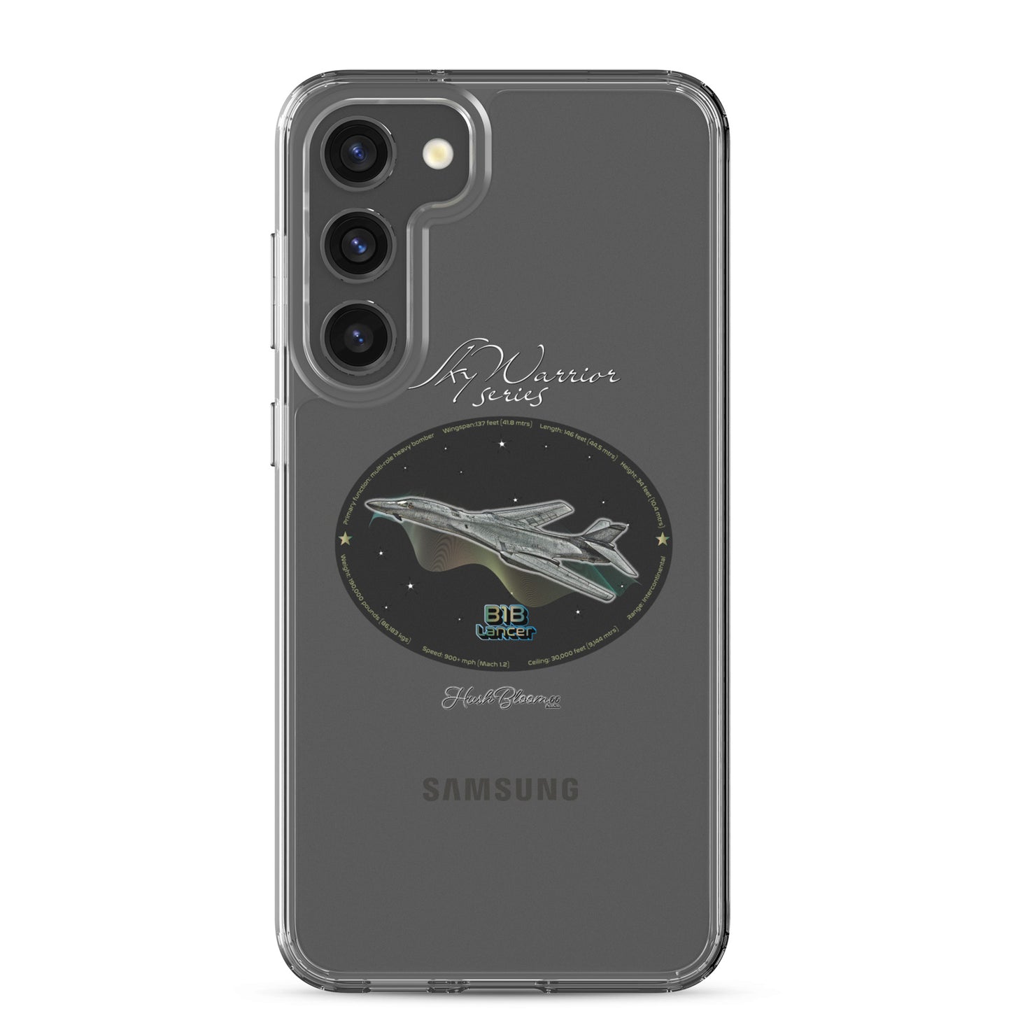 B1B Lancer Clear Case for Samsung