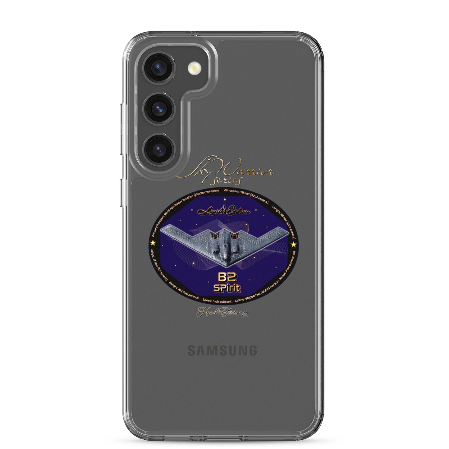 B2 Spirit (Limited Edition) Clear Case for Samsung