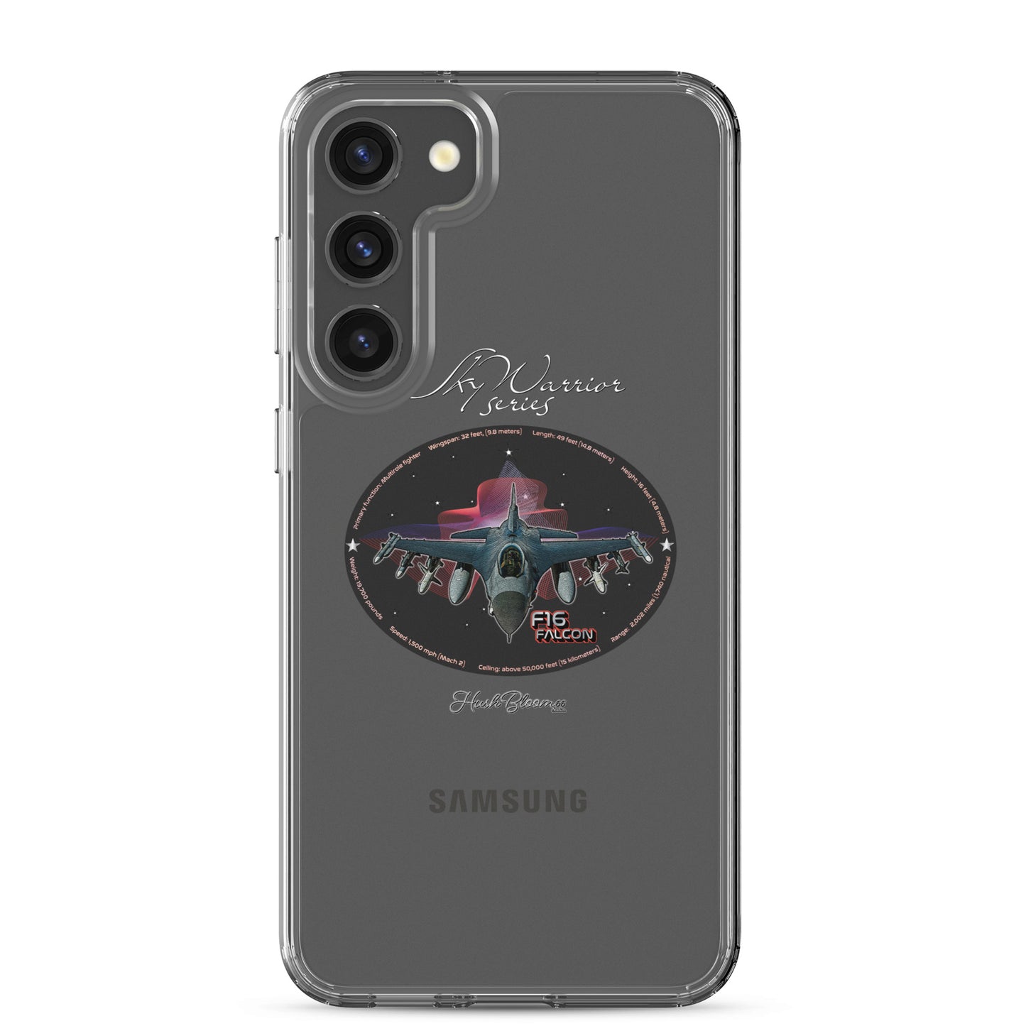 F16 Falcon Clear Case for Samsung