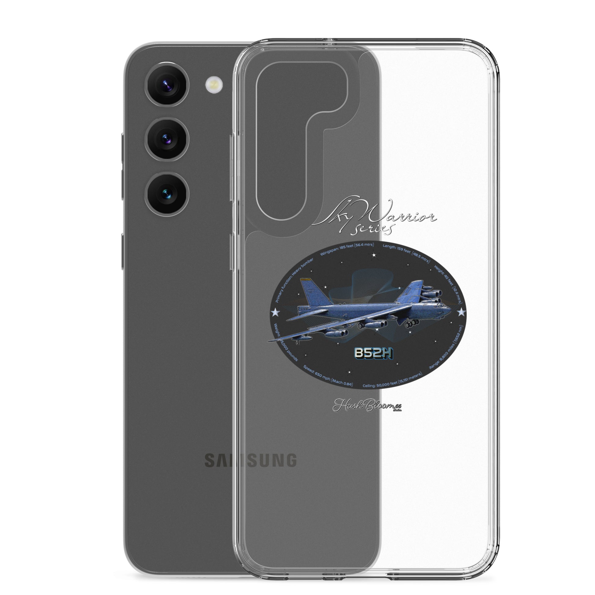 B52H Stratofortress Clear Case for Samsung
