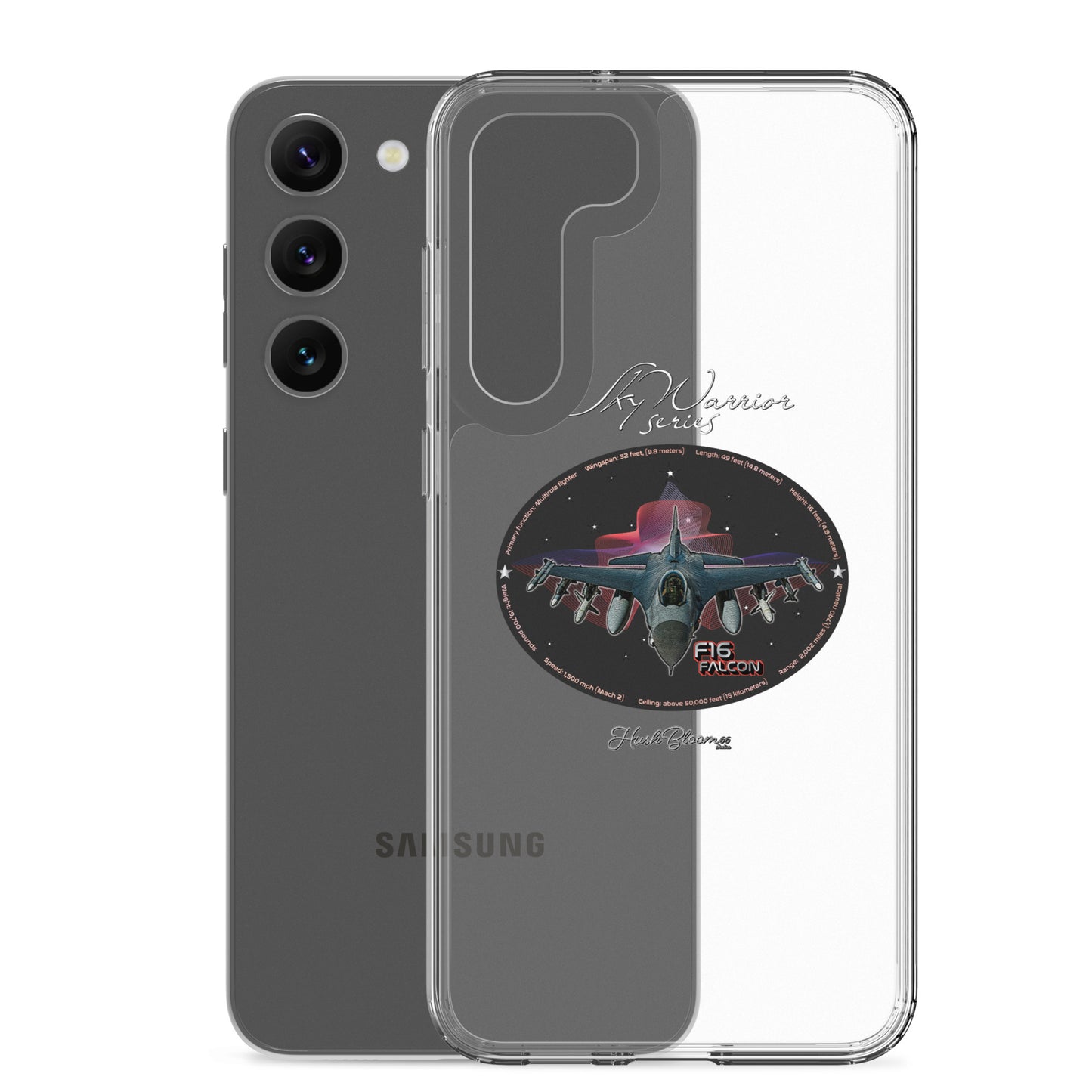 F16 Falcon Clear Case for Samsung