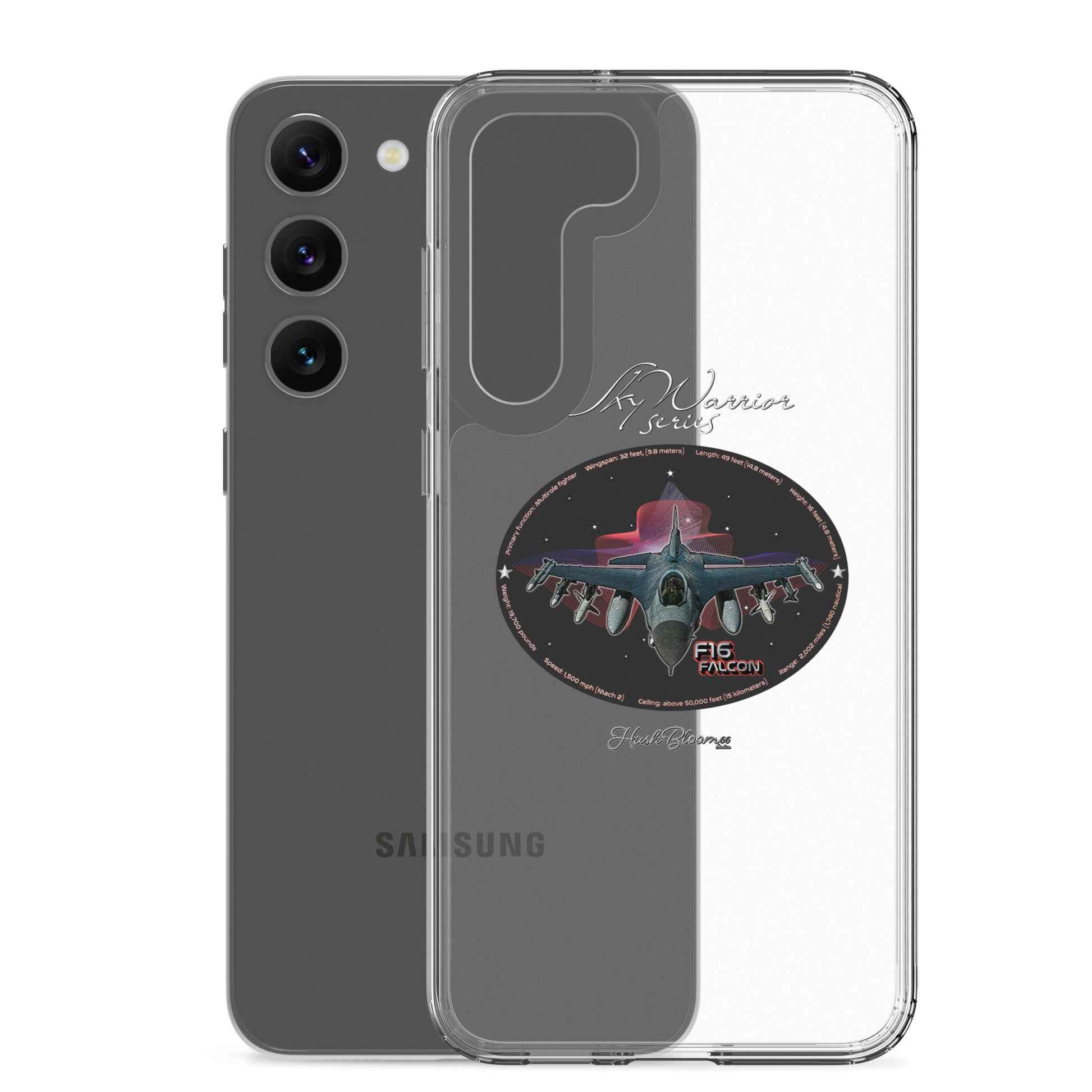 F16 Falcon Clear Case for Samsung