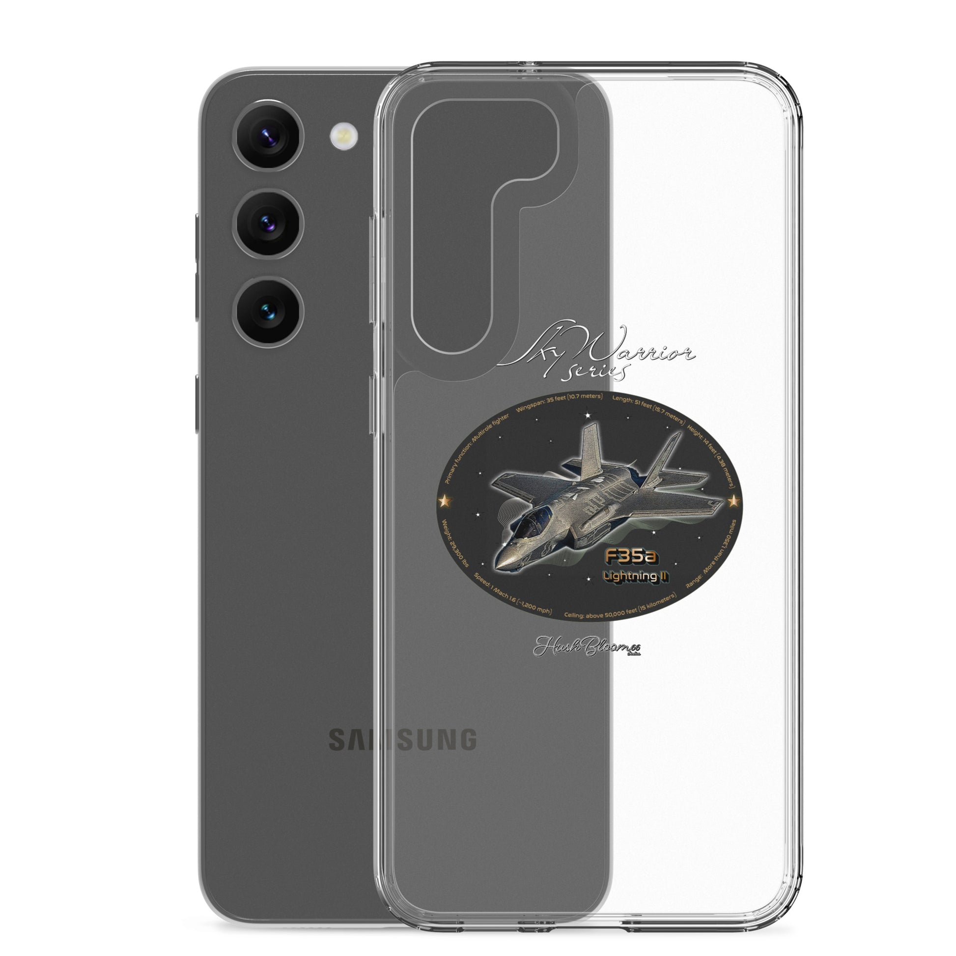 F35A Lightning Clear Case for Samsung