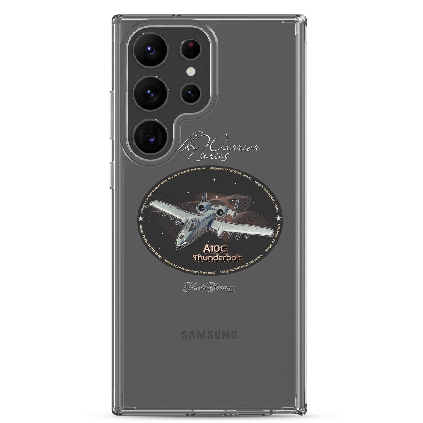 A10C Thunderbolt Clear Case for Samsung