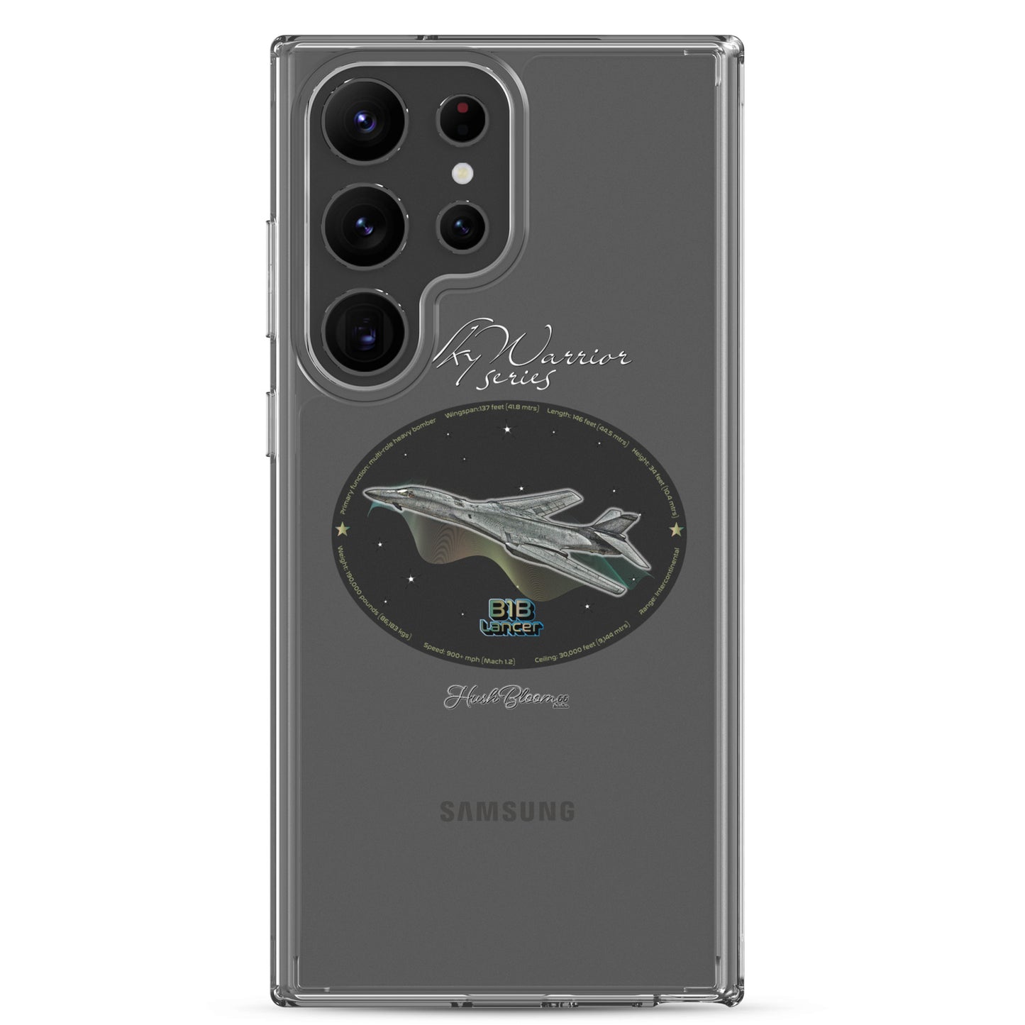 B1B Lancer Clear Case for Samsung
