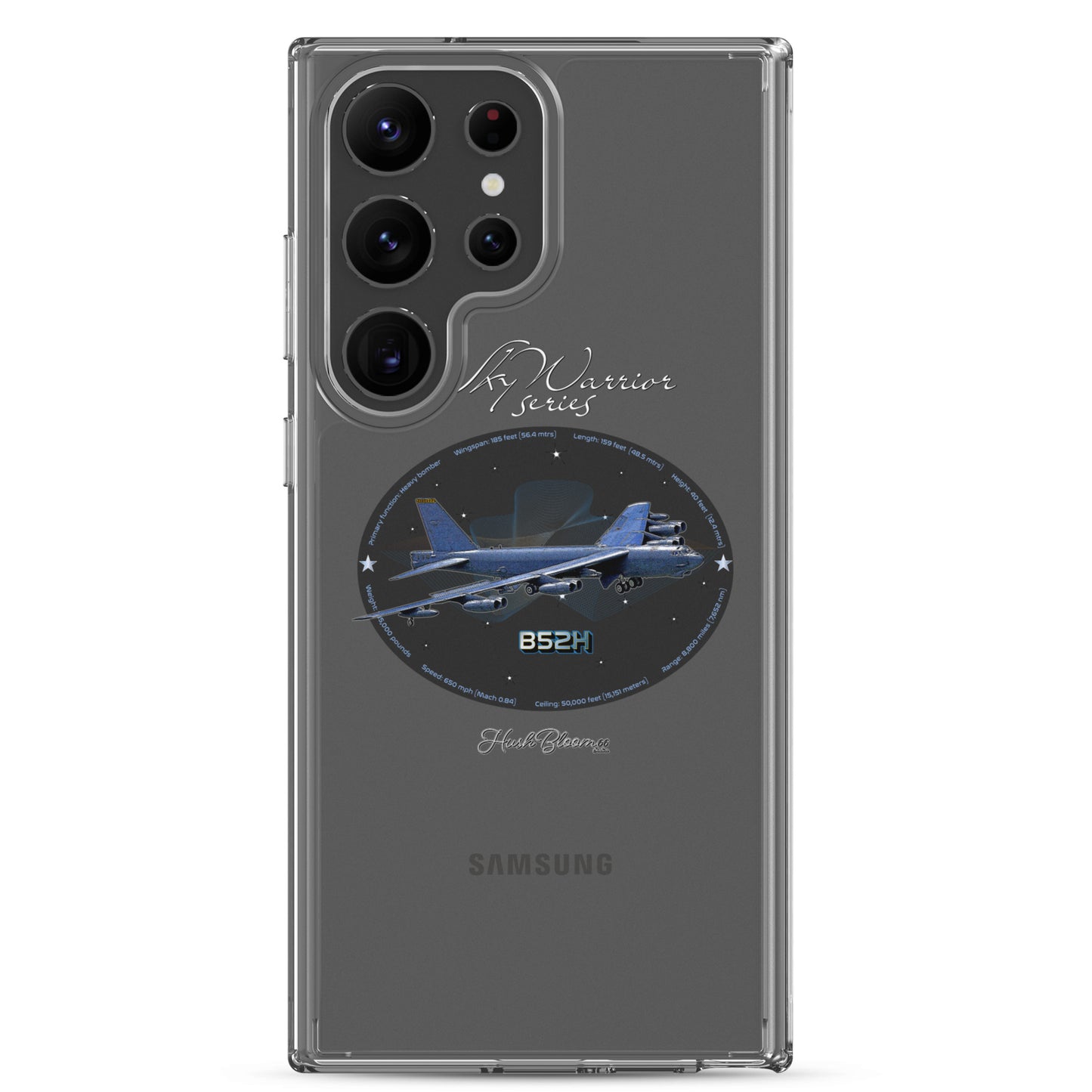 B52H Stratofortress Clear Case for Samsung