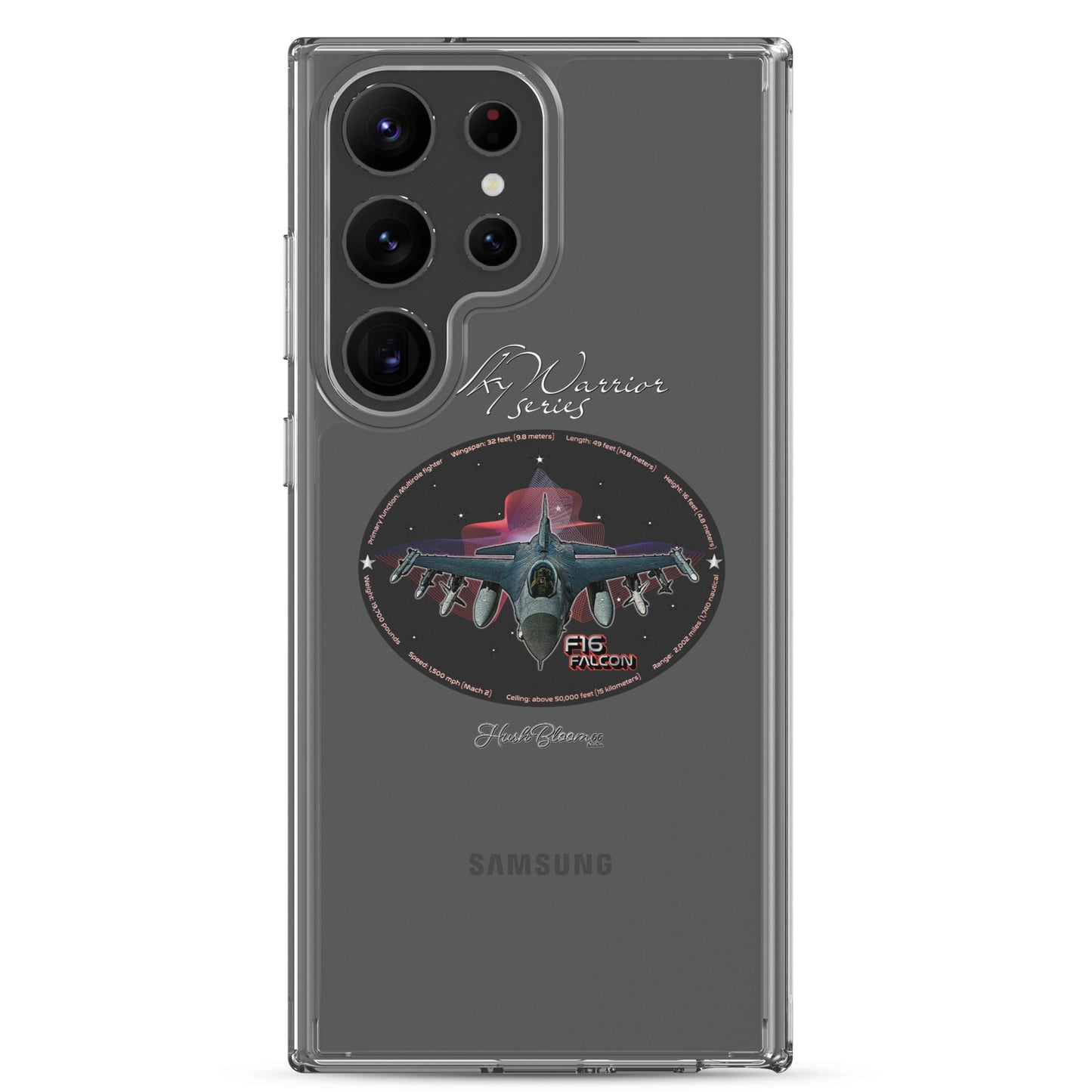 F16 Falcon Clear Case for Samsung