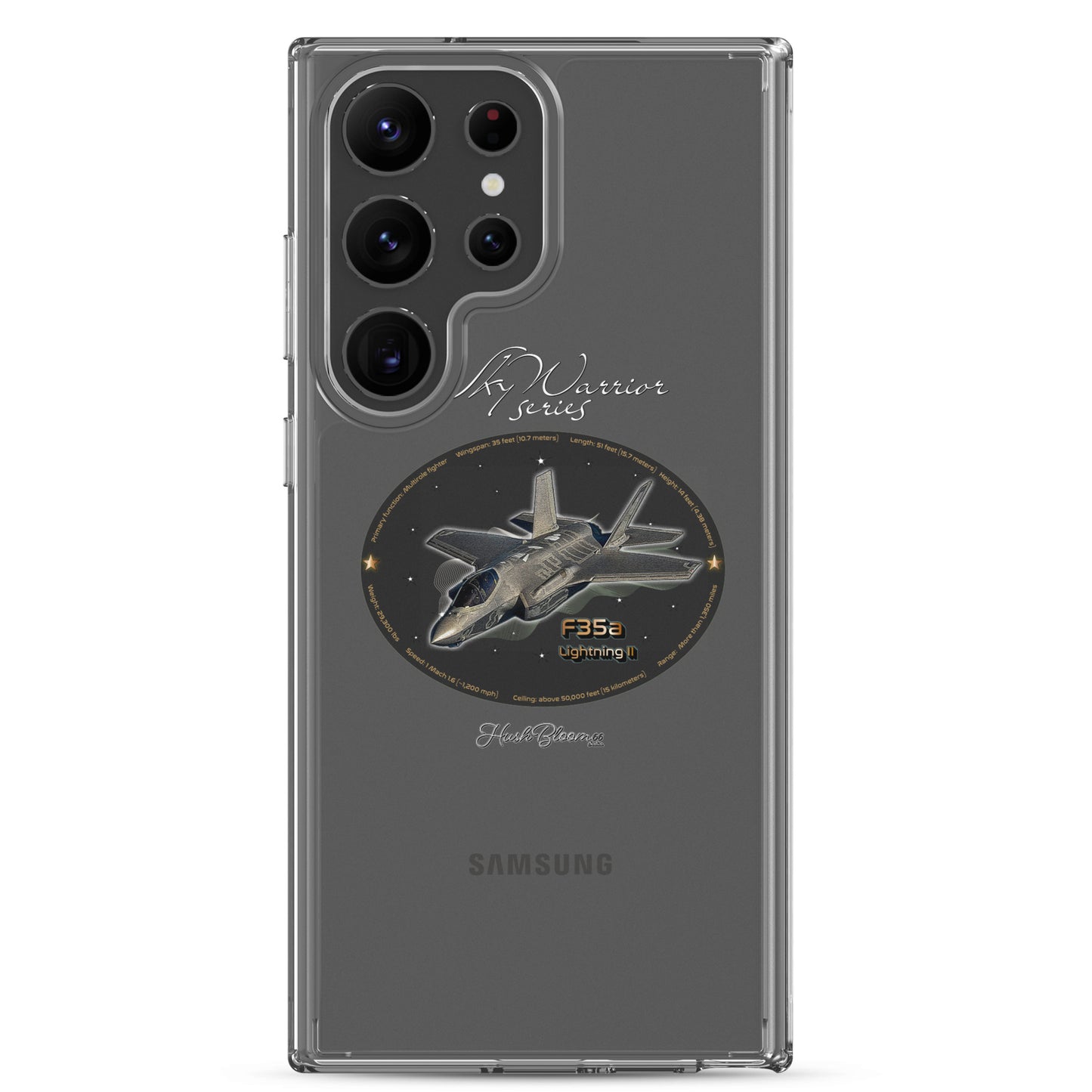 F35A Lightning Clear Case for Samsung