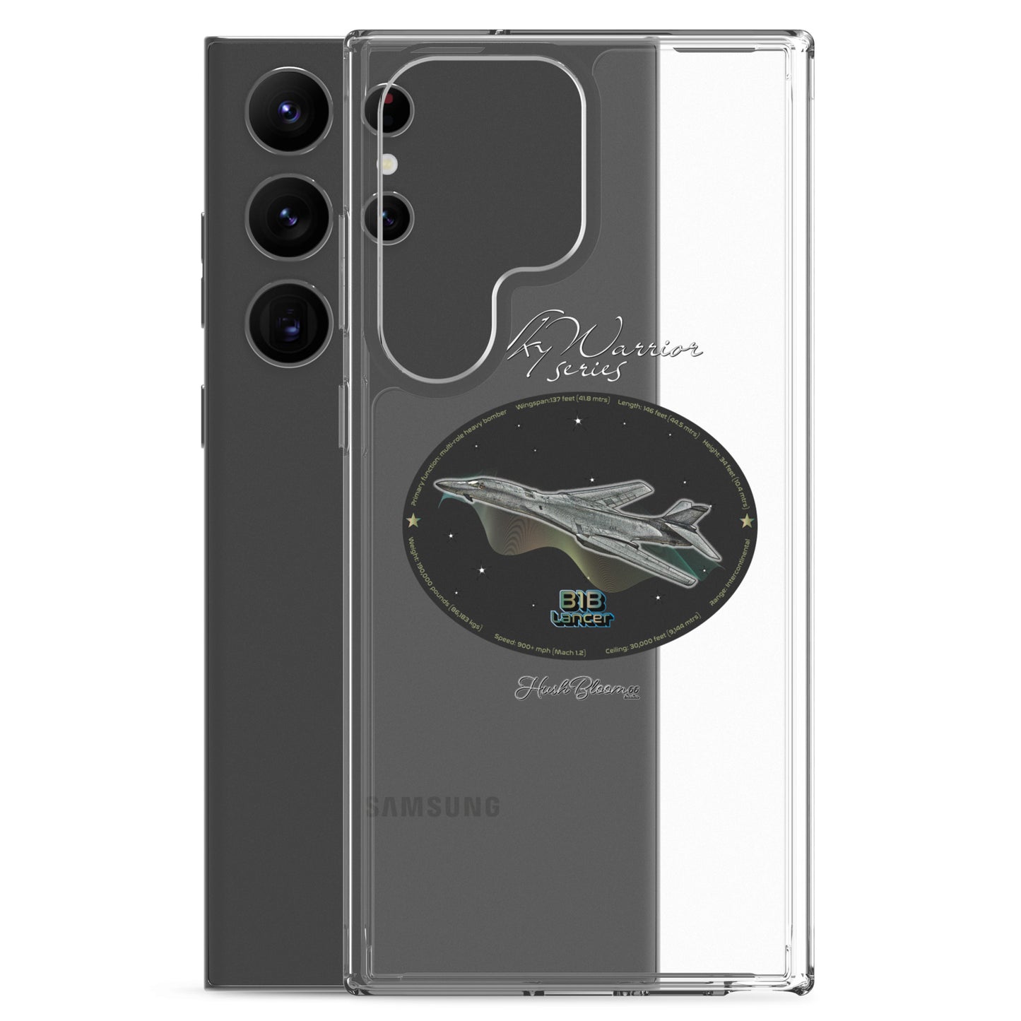 B1B Lancer Clear Case for Samsung