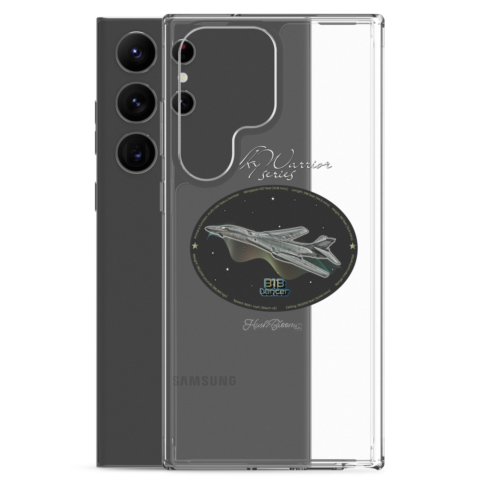 B1B Lancer Clear Case for Samsung