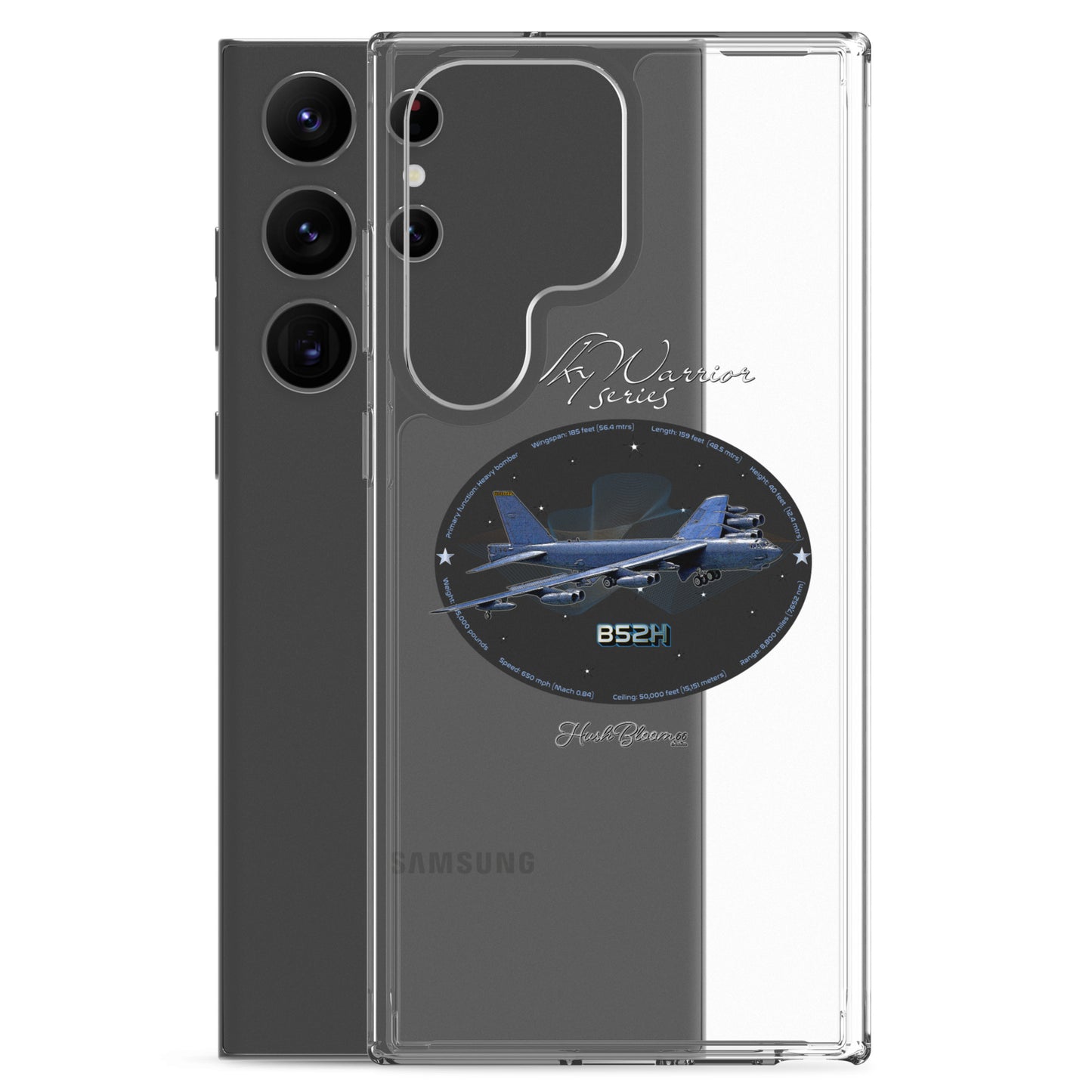 B52H Stratofortress Clear Case for Samsung
