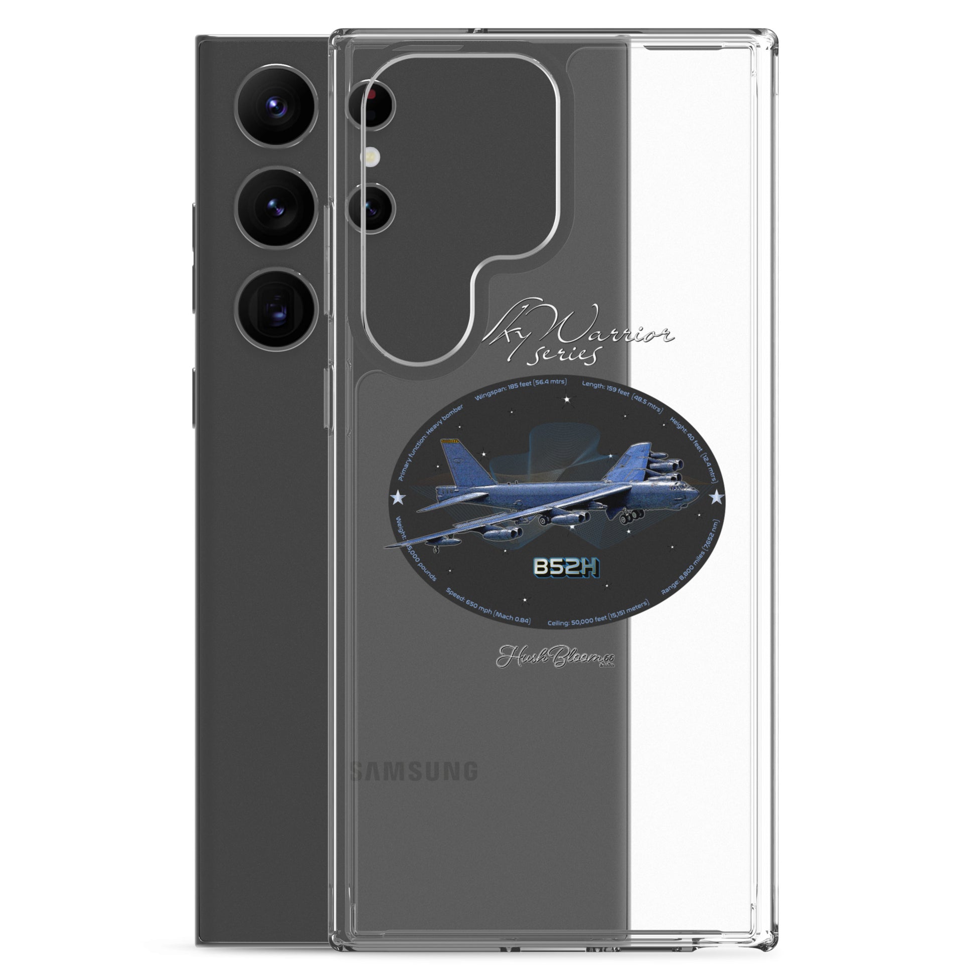 B52H Stratofortress Clear Case for Samsung