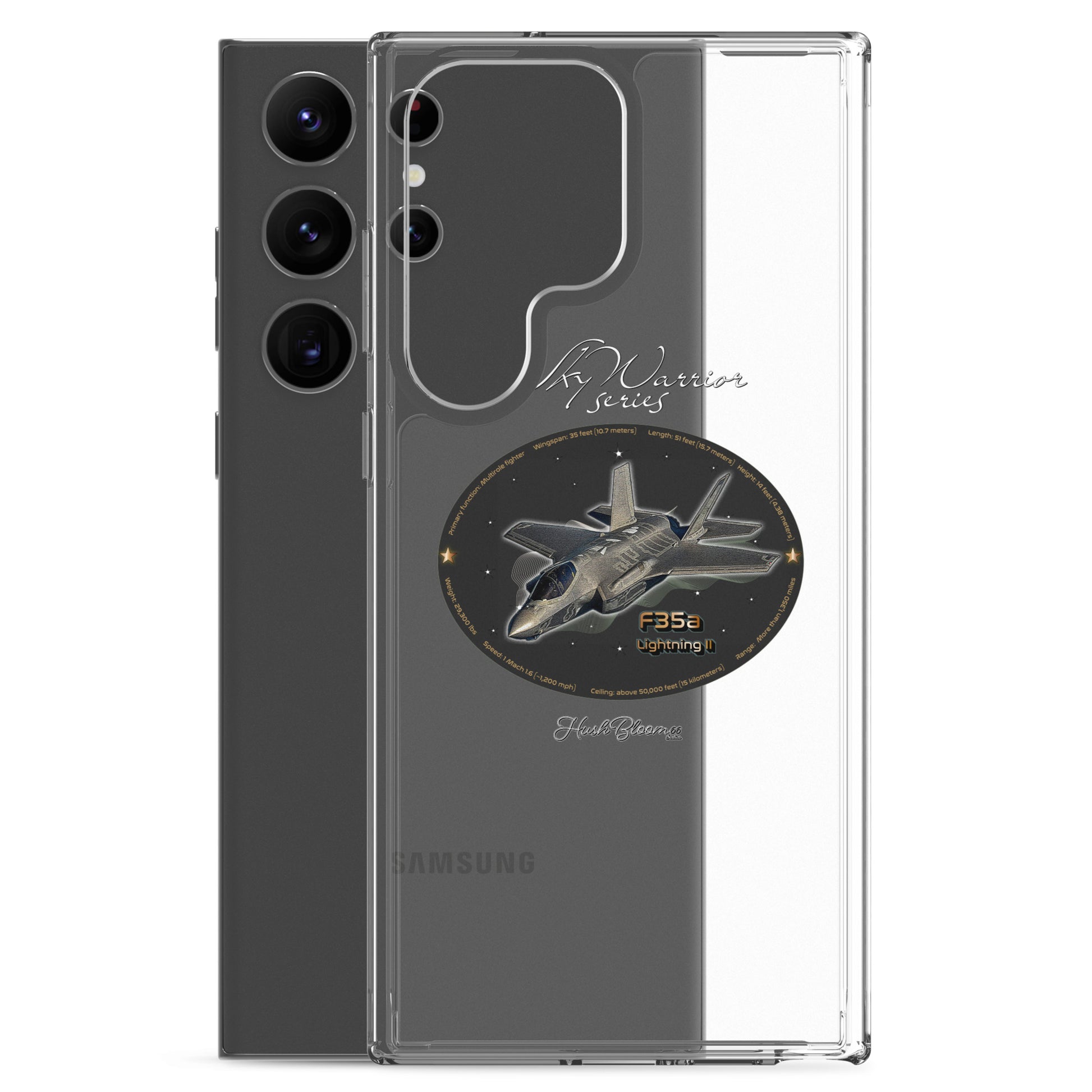 F35A Lightning Clear Case for Samsung