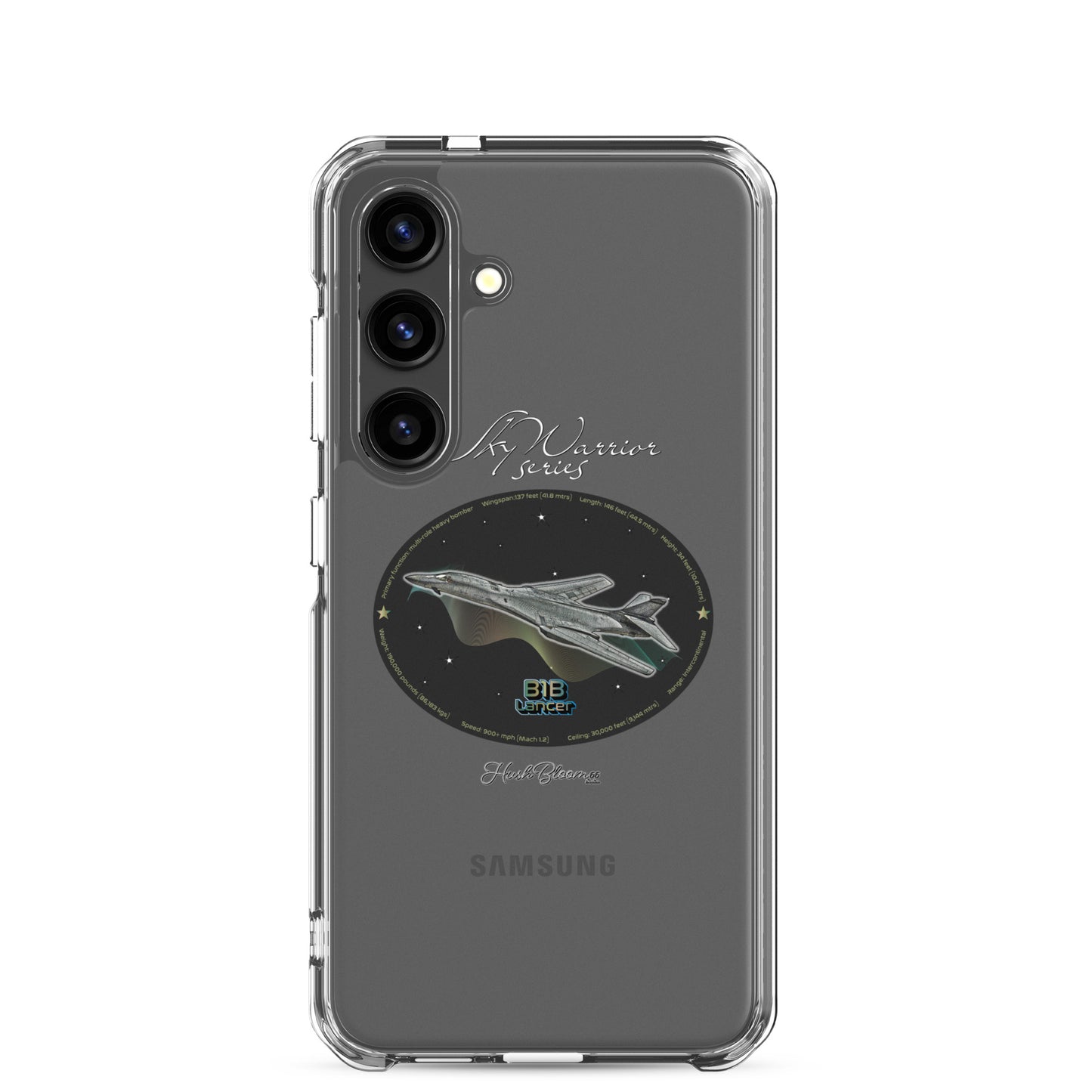 B1B Lancer Clear Case for Samsung