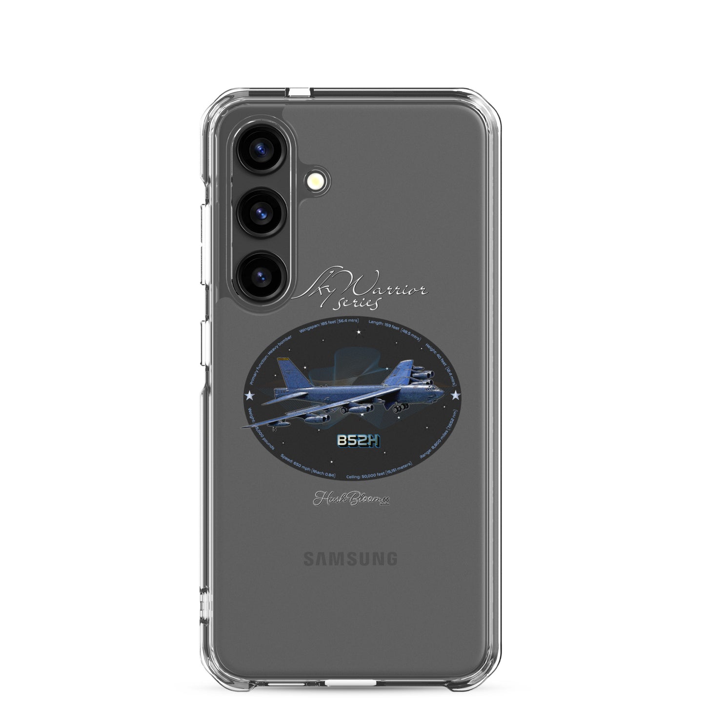 B52H Stratofortress Clear Case for Samsung