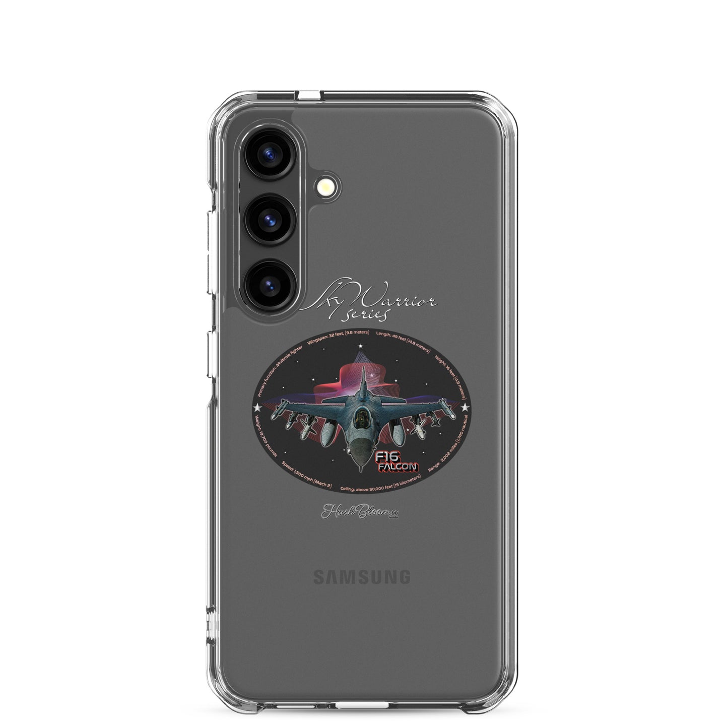 F16 Falcon Clear Case for Samsung