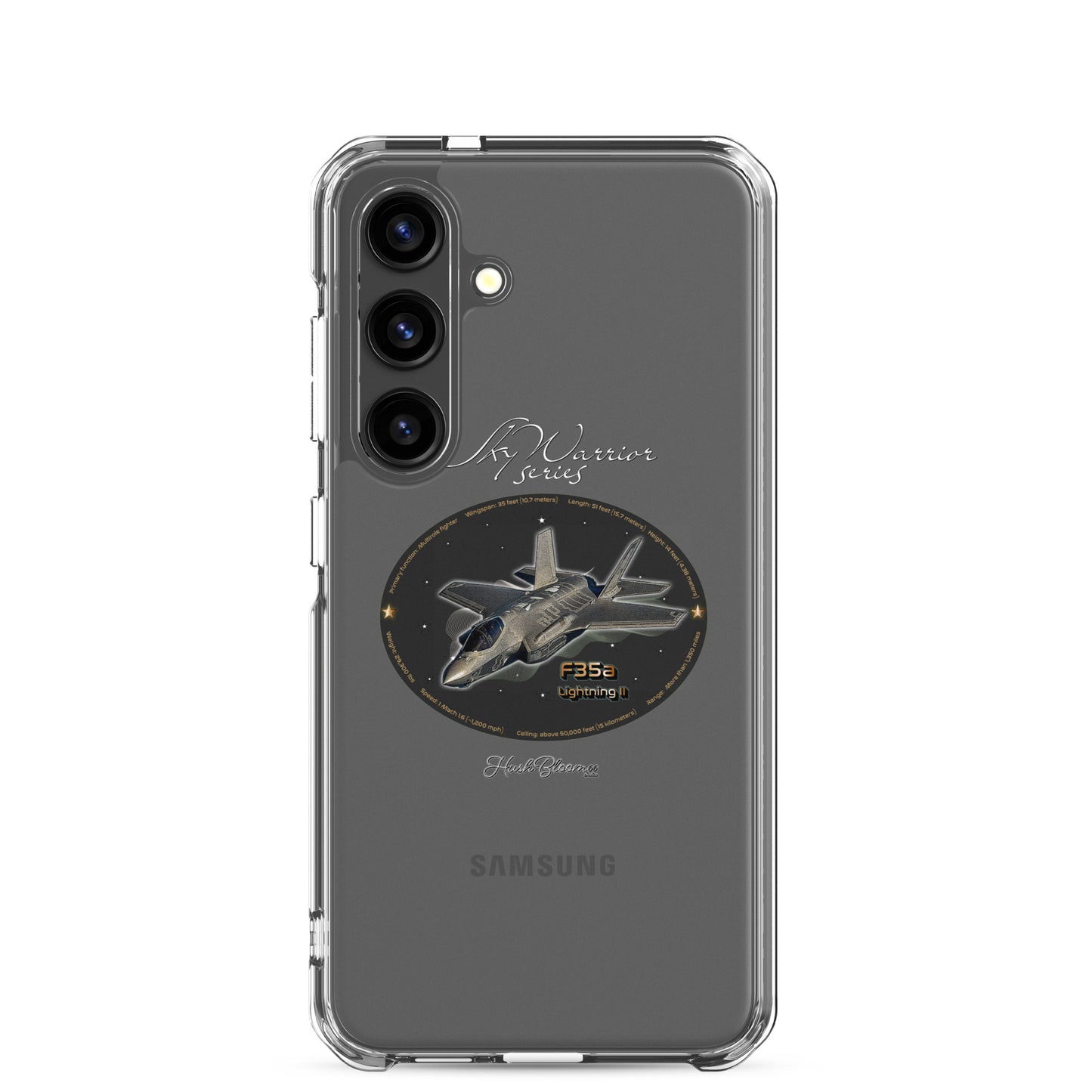 F35A Lightning Clear Case for Samsung