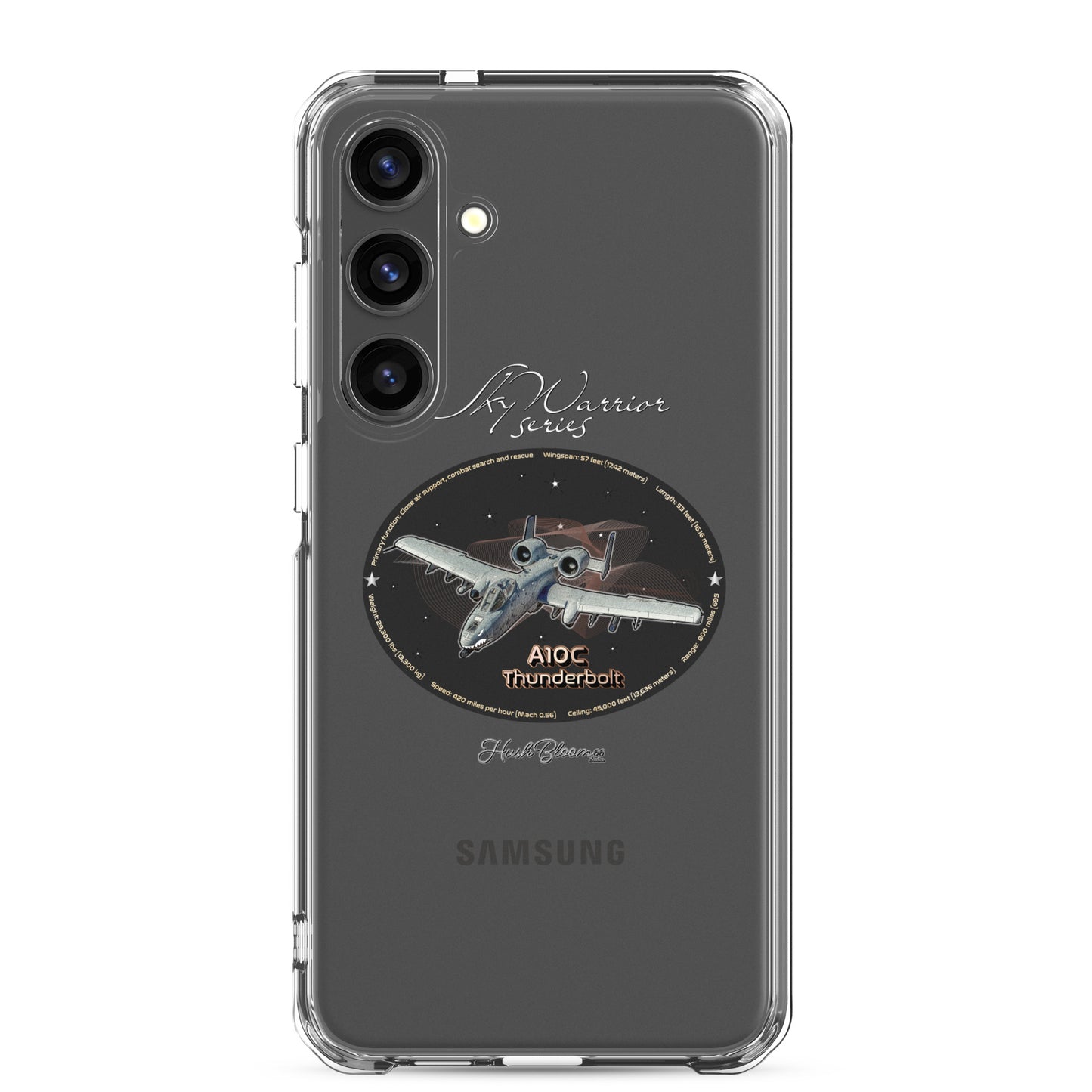 A10C Thunderbolt Clear Case for Samsung