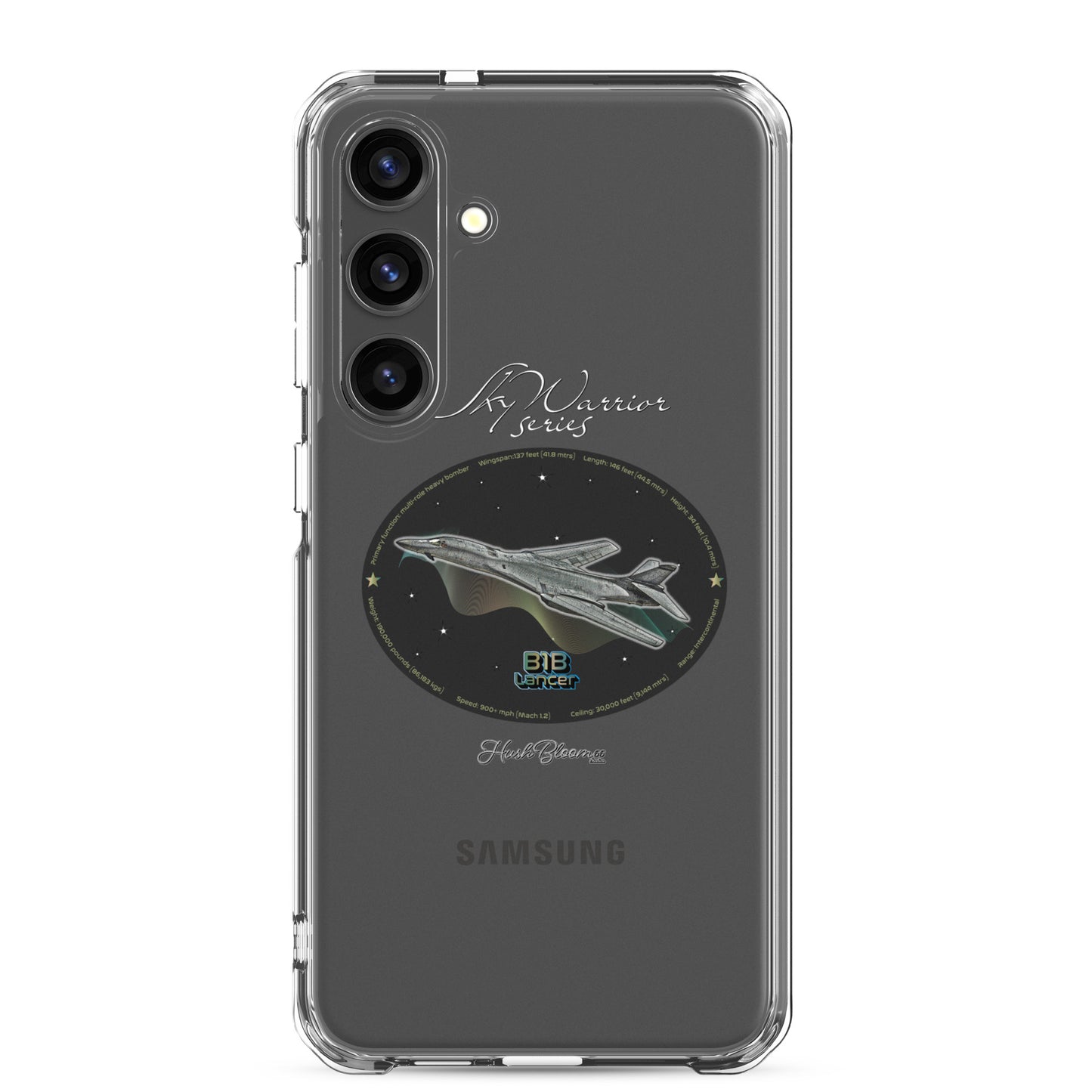 B1B Lancer Clear Case for Samsung