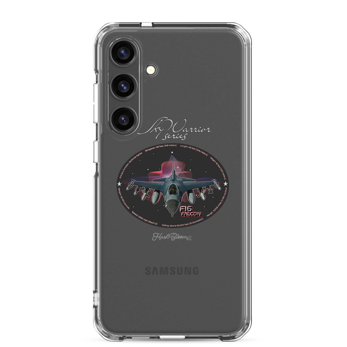 F16 Falcon Clear Case for Samsung