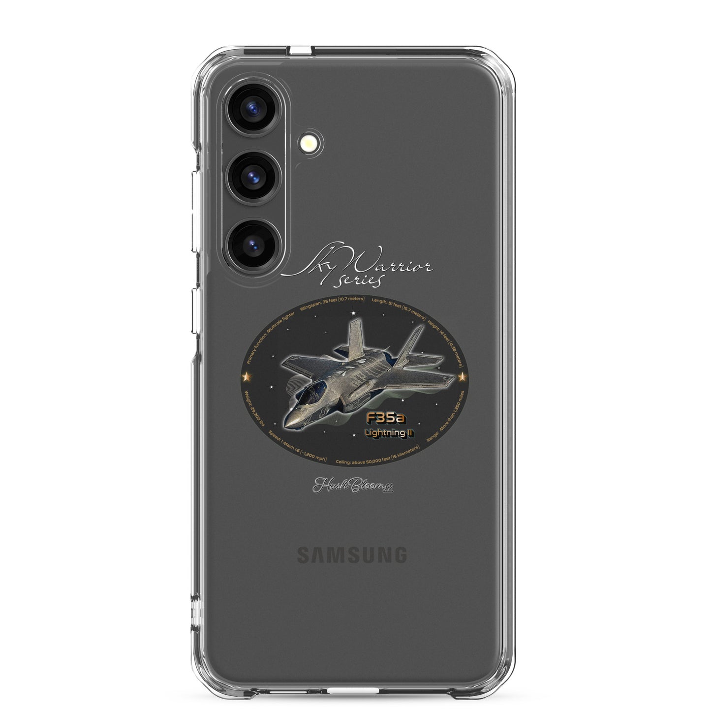 F35A Lightning Clear Case for Samsung