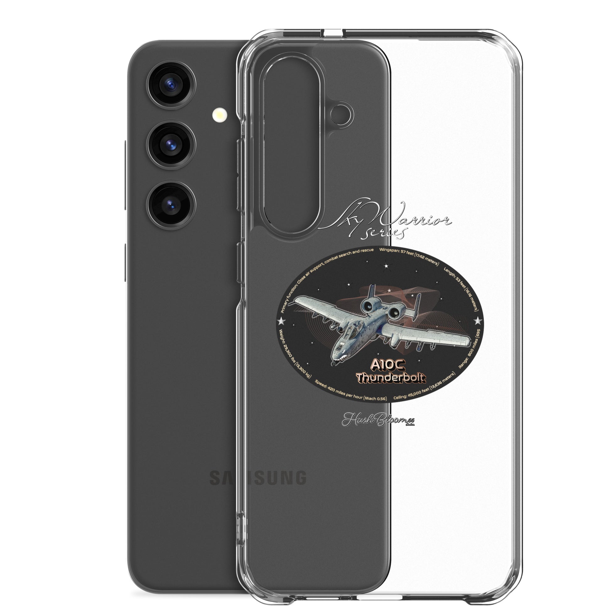 A10C Thunderbolt Clear Case for Samsung