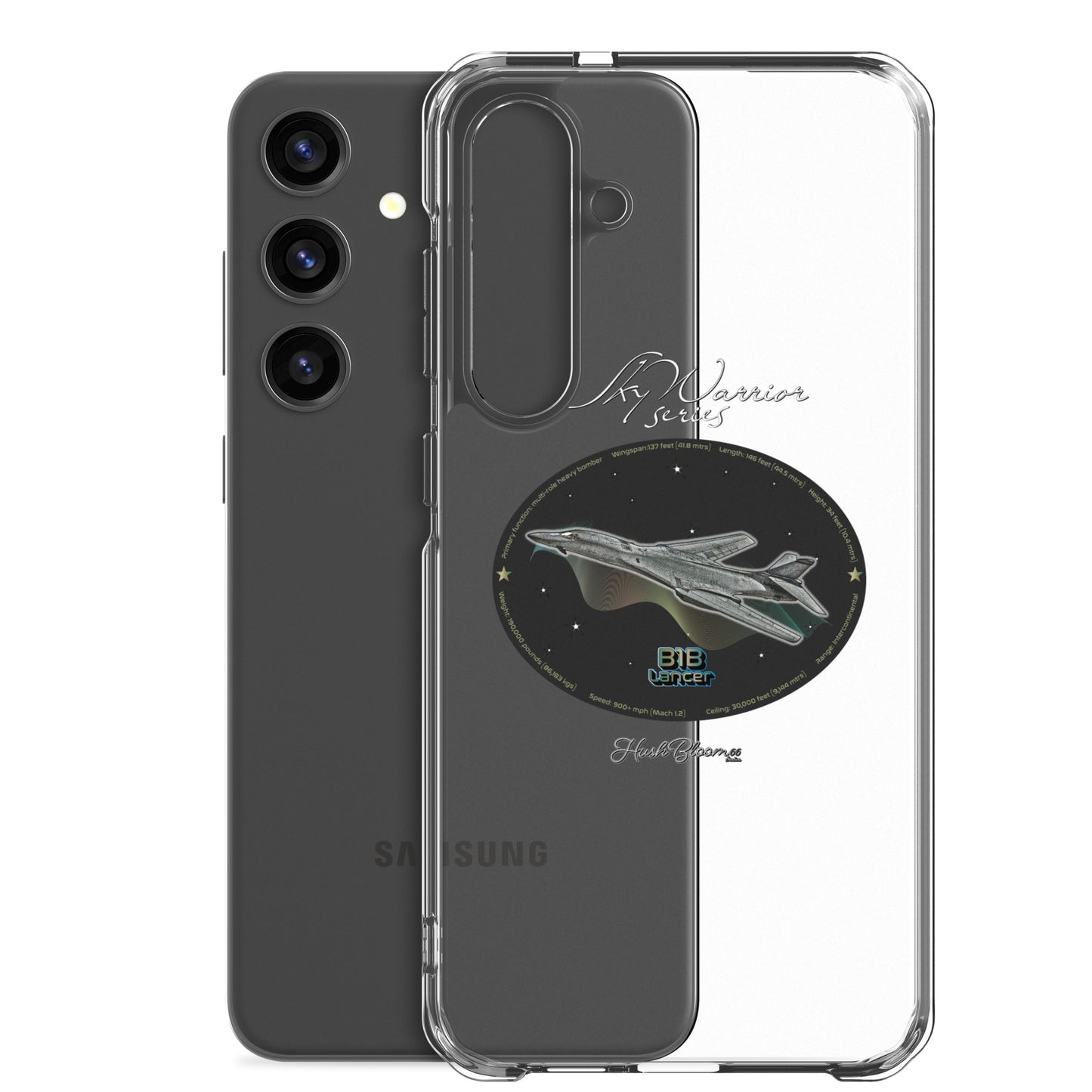 B1B Lancer Clear Case for Samsung