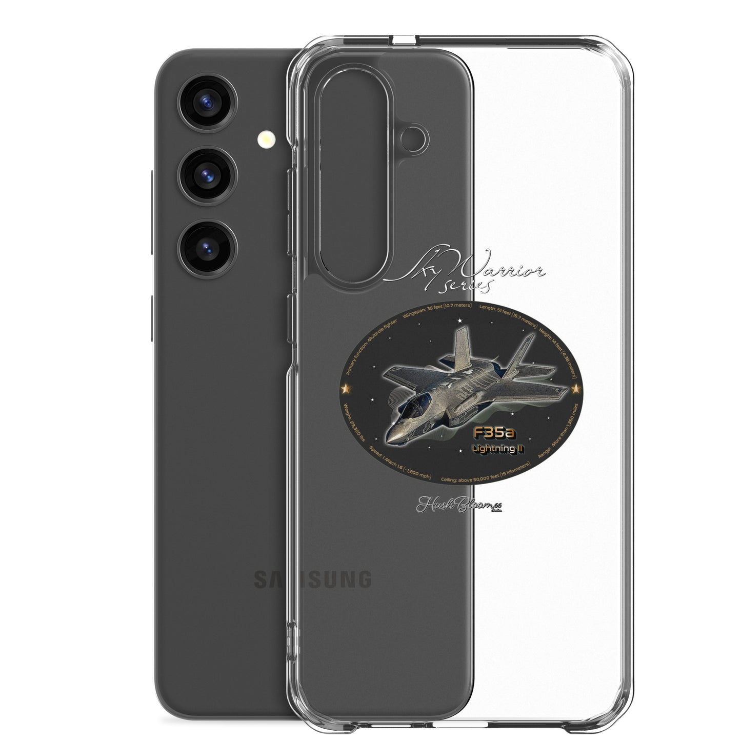 F35A Lightning Clear Case for Samsung