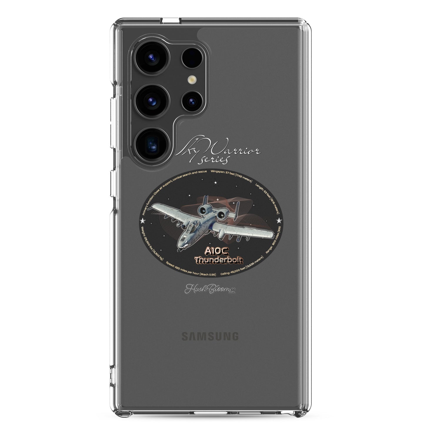 A10C Thunderbolt Clear Case for Samsung
