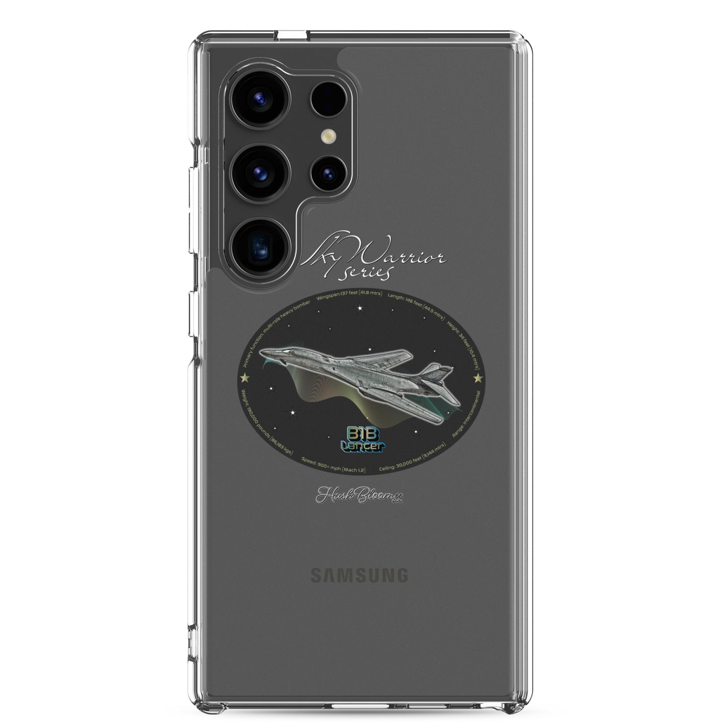 B1B Lancer Clear Case for Samsung