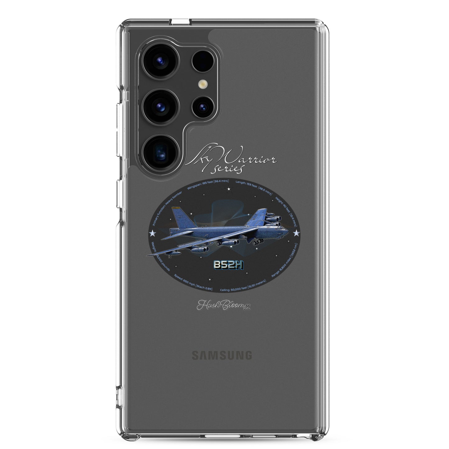 B52H Stratofortress Clear Case for Samsung