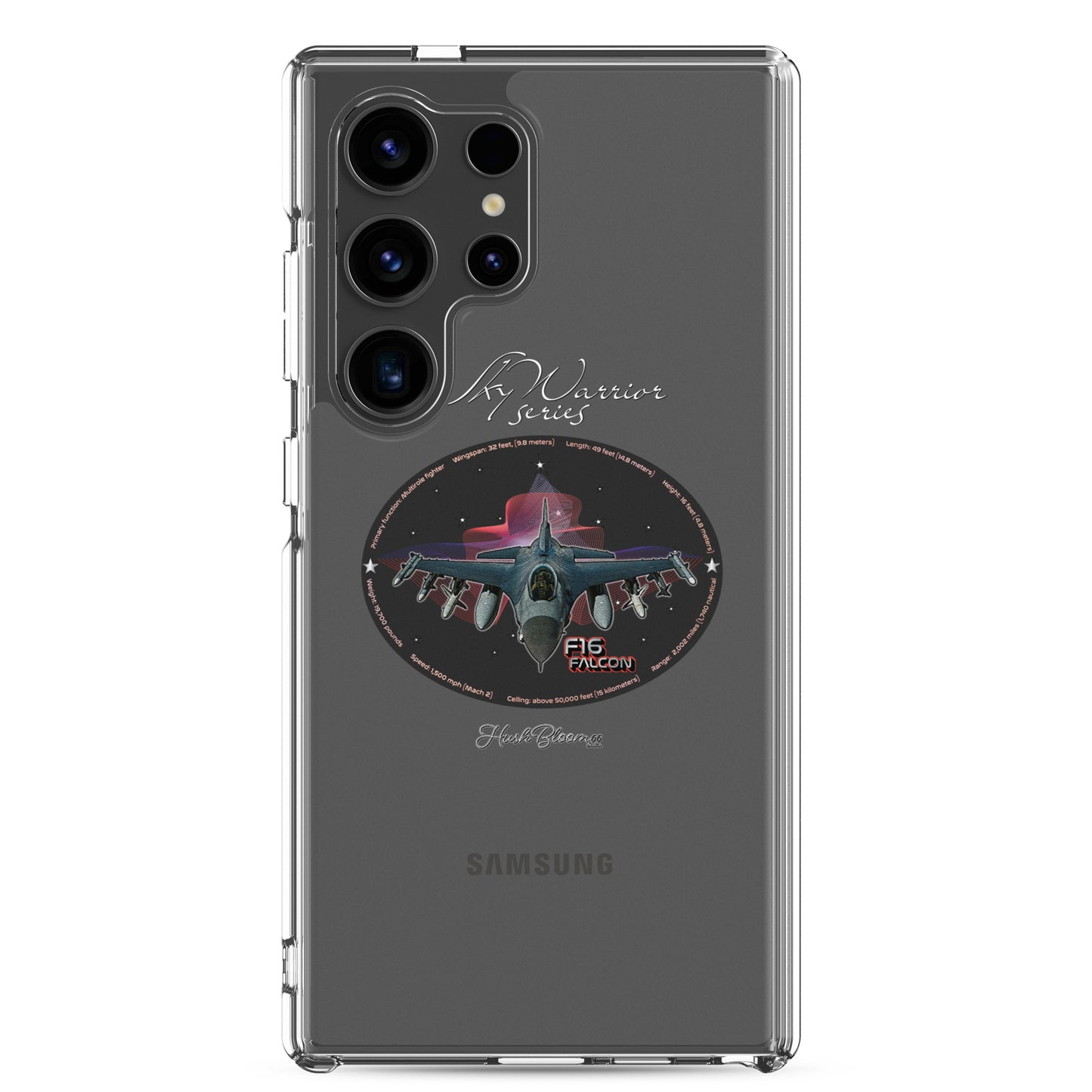 F16 Falcon Clear Case for Samsung
