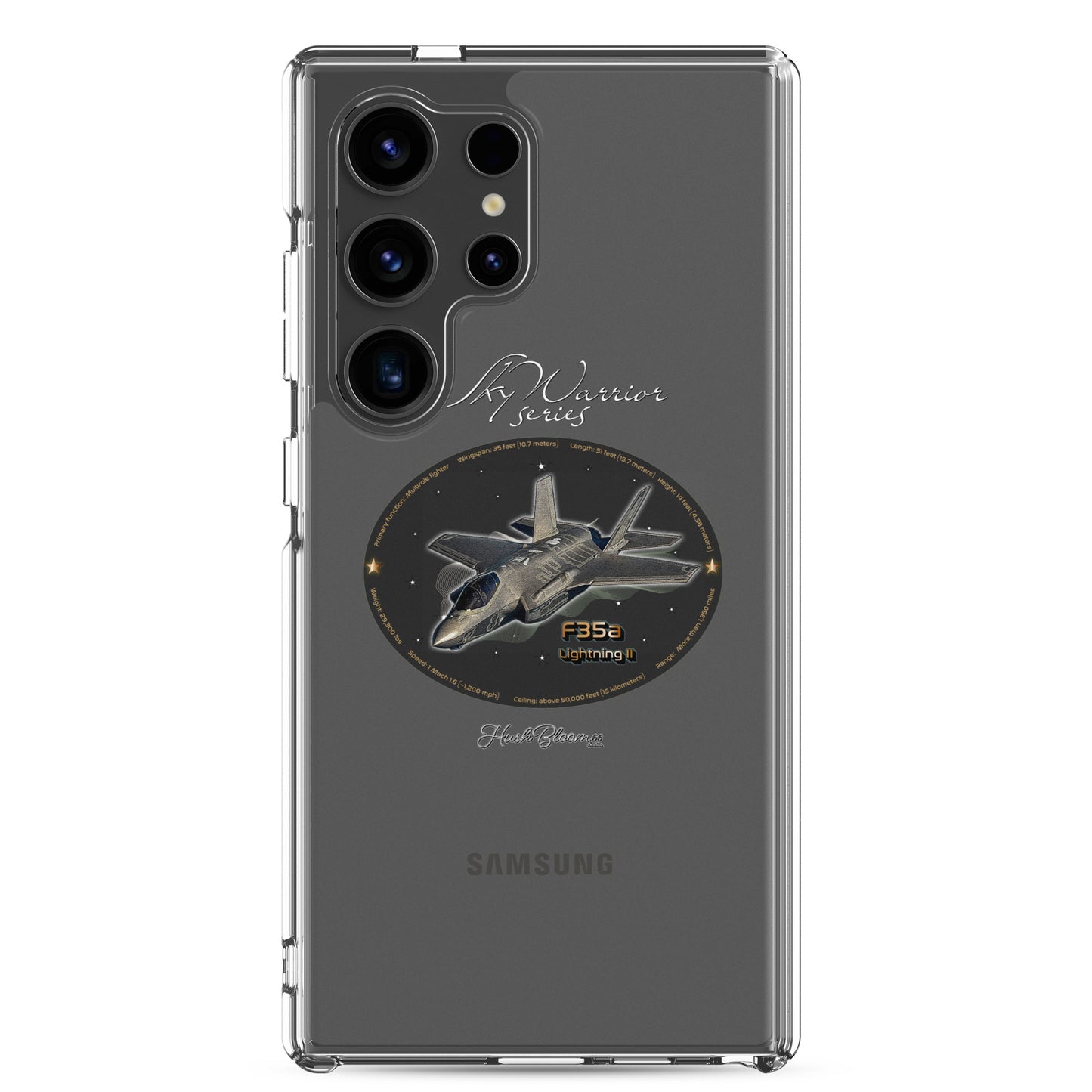 F35A Lightning Clear Case for Samsung