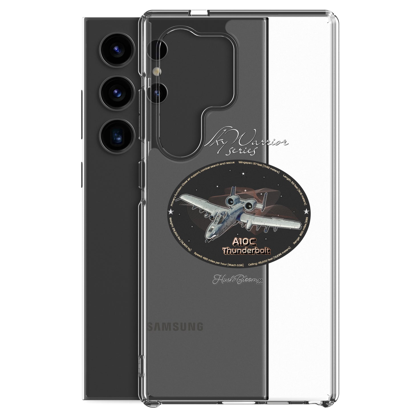 A10C Thunderbolt Clear Case for Samsung