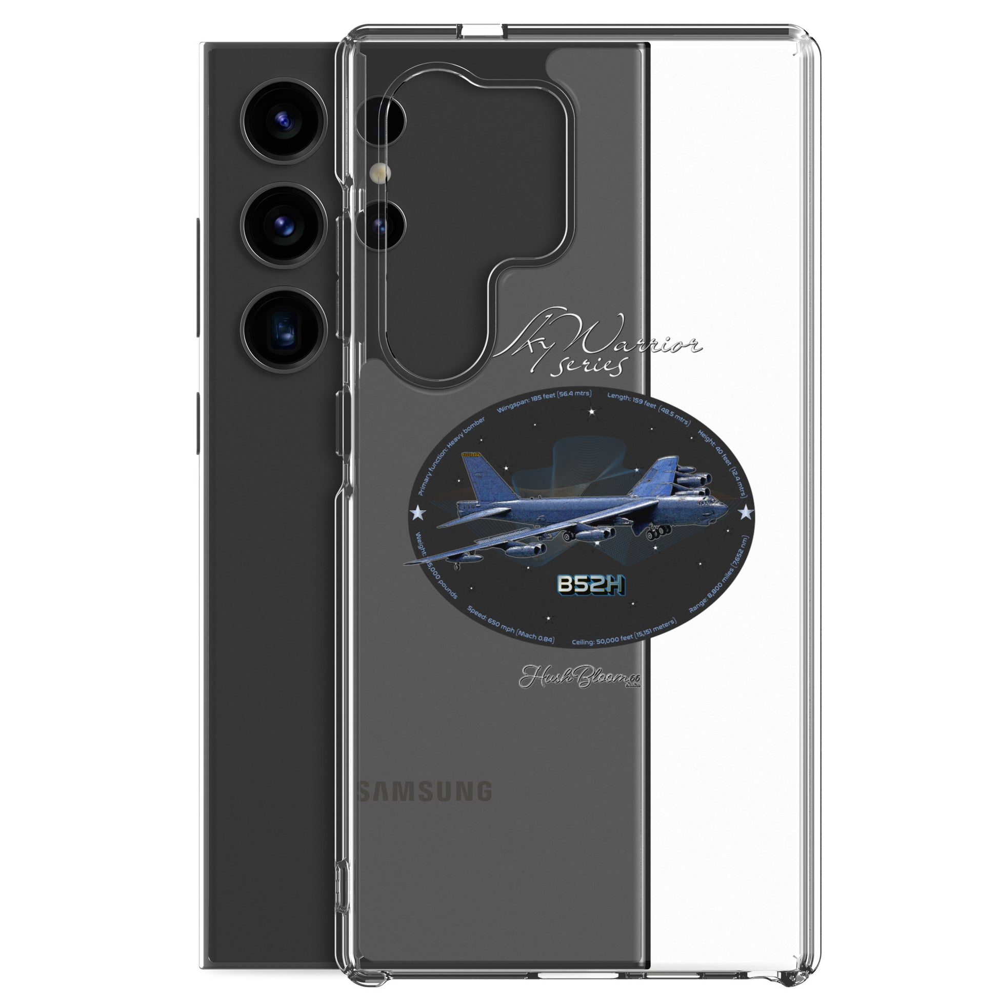 B52H Stratofortress Clear Case for Samsung